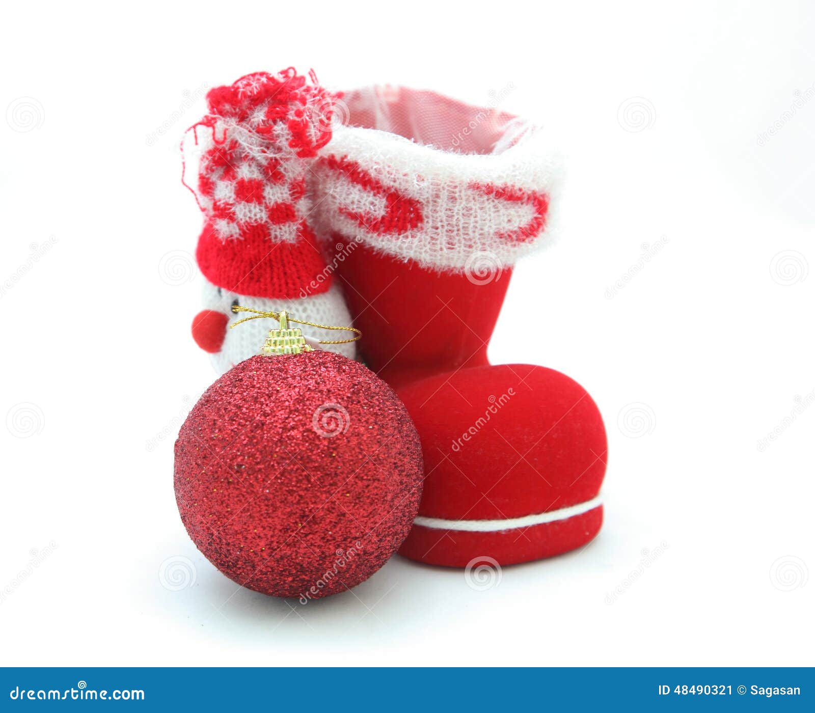 Christmas boots stock image. Image of december, nicolaus - 48490321