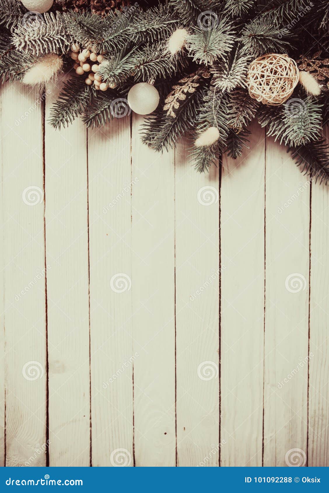 Christmas Snowy Border Design Stock Photo - Image of blank, holiday ...