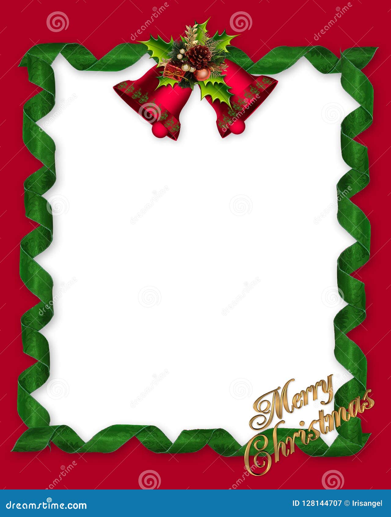 Christmas border frame stock image. Illustration of holiday - 128144707