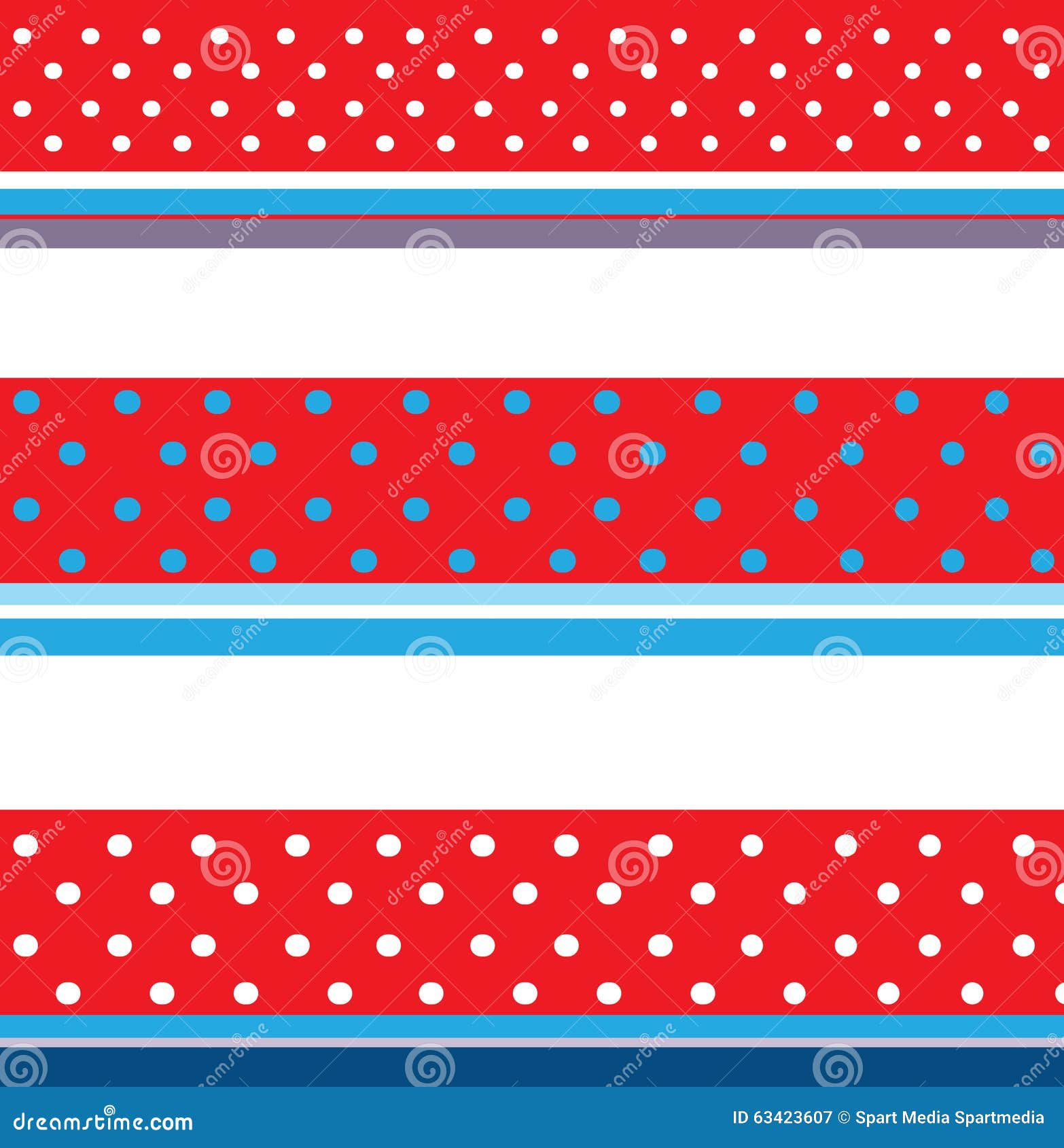 christmas polka dot border