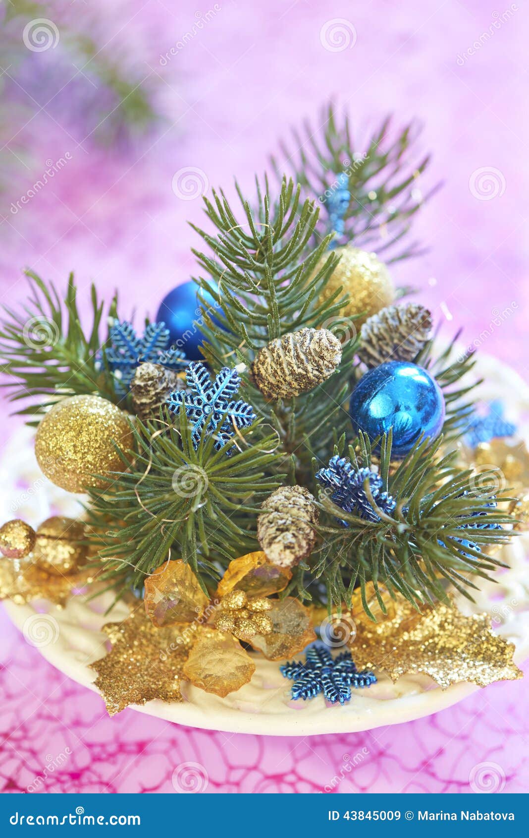 Christmas bouquet stock image. Image of gold, party, festive 43845009