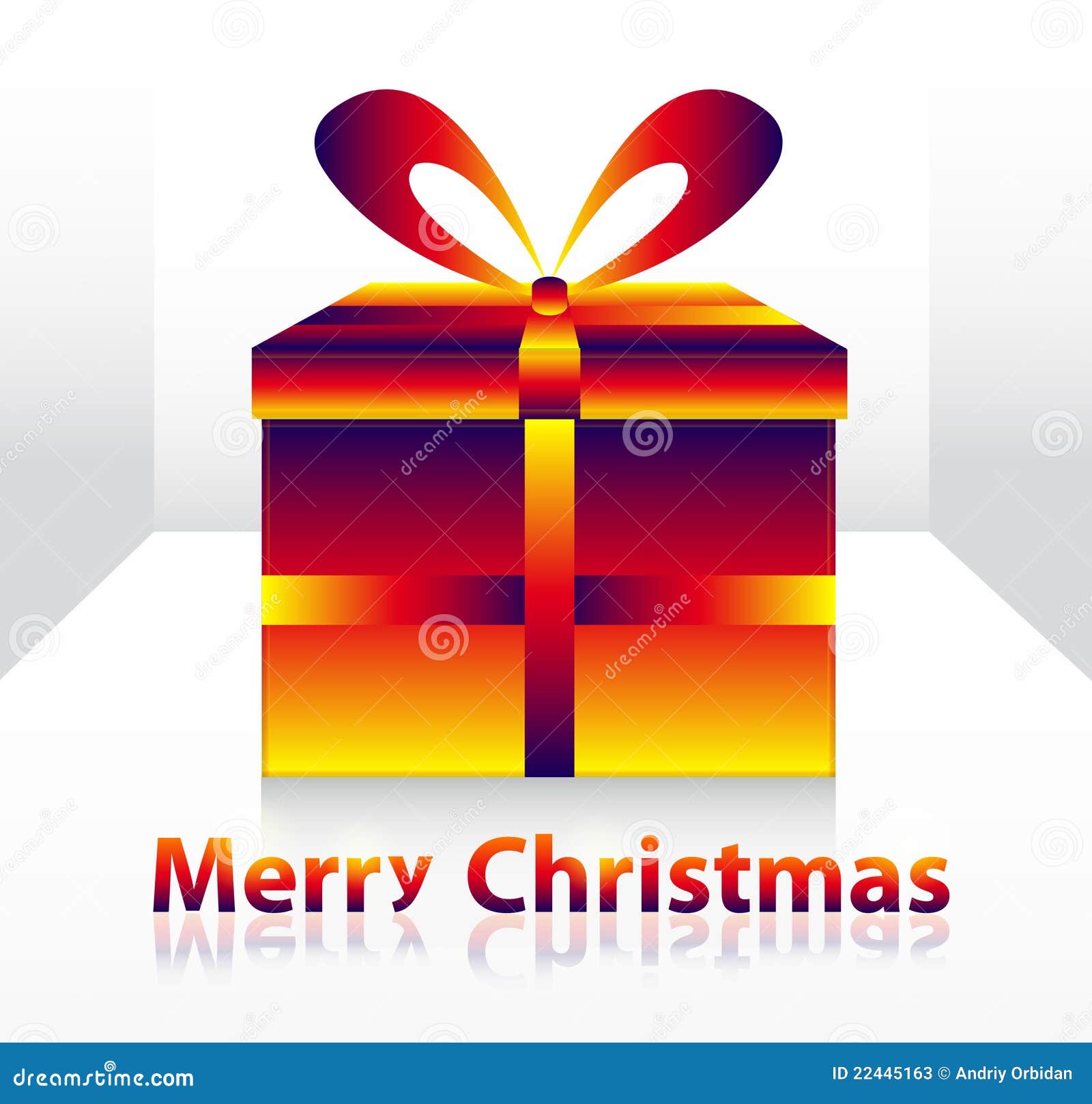 Christmas box stock vector. Illustration of surprise - 22445163