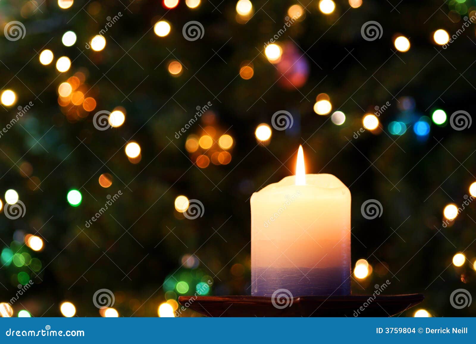 a christmas candle