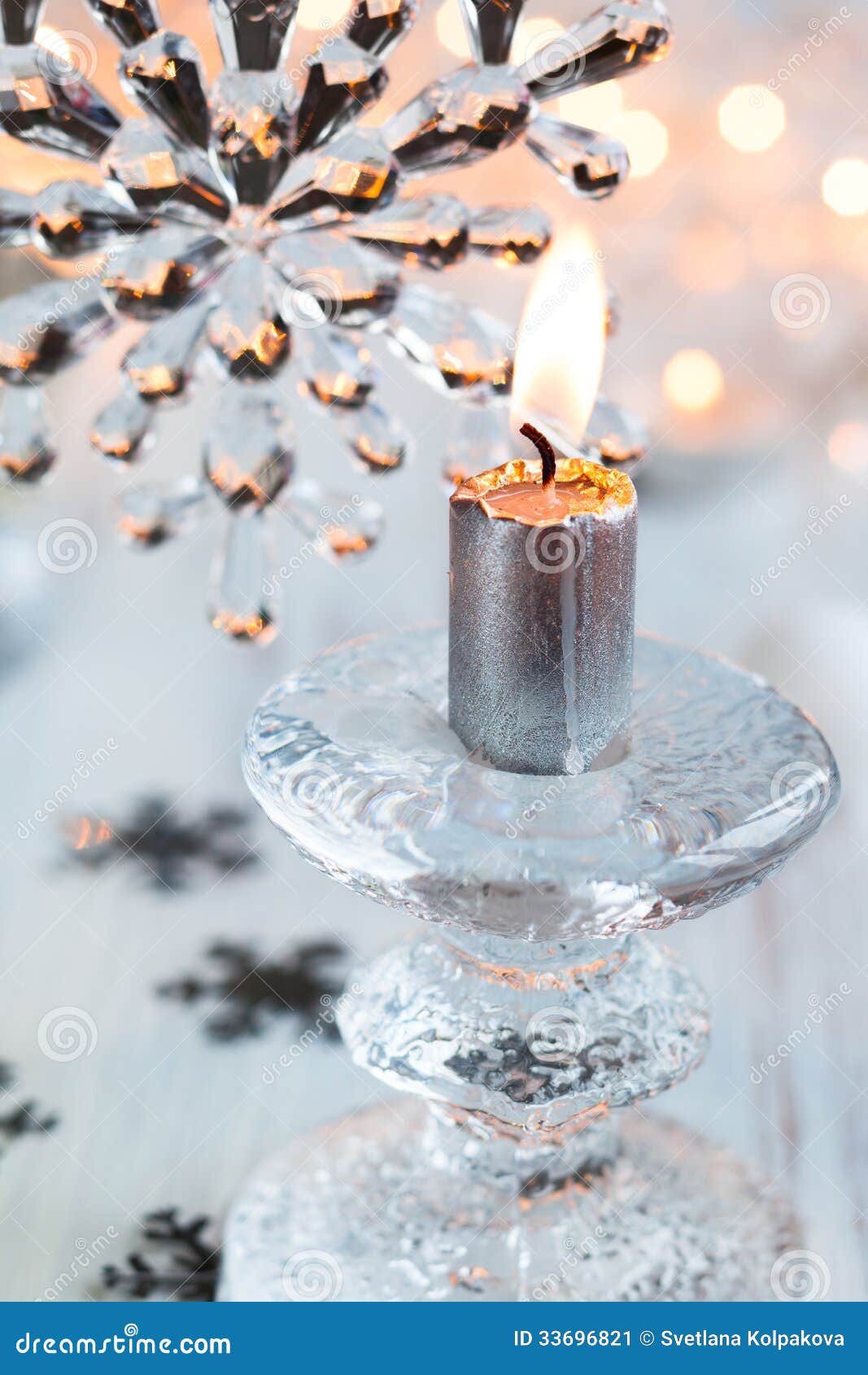 Christmas candle stock image. Image of advent, season 33696821