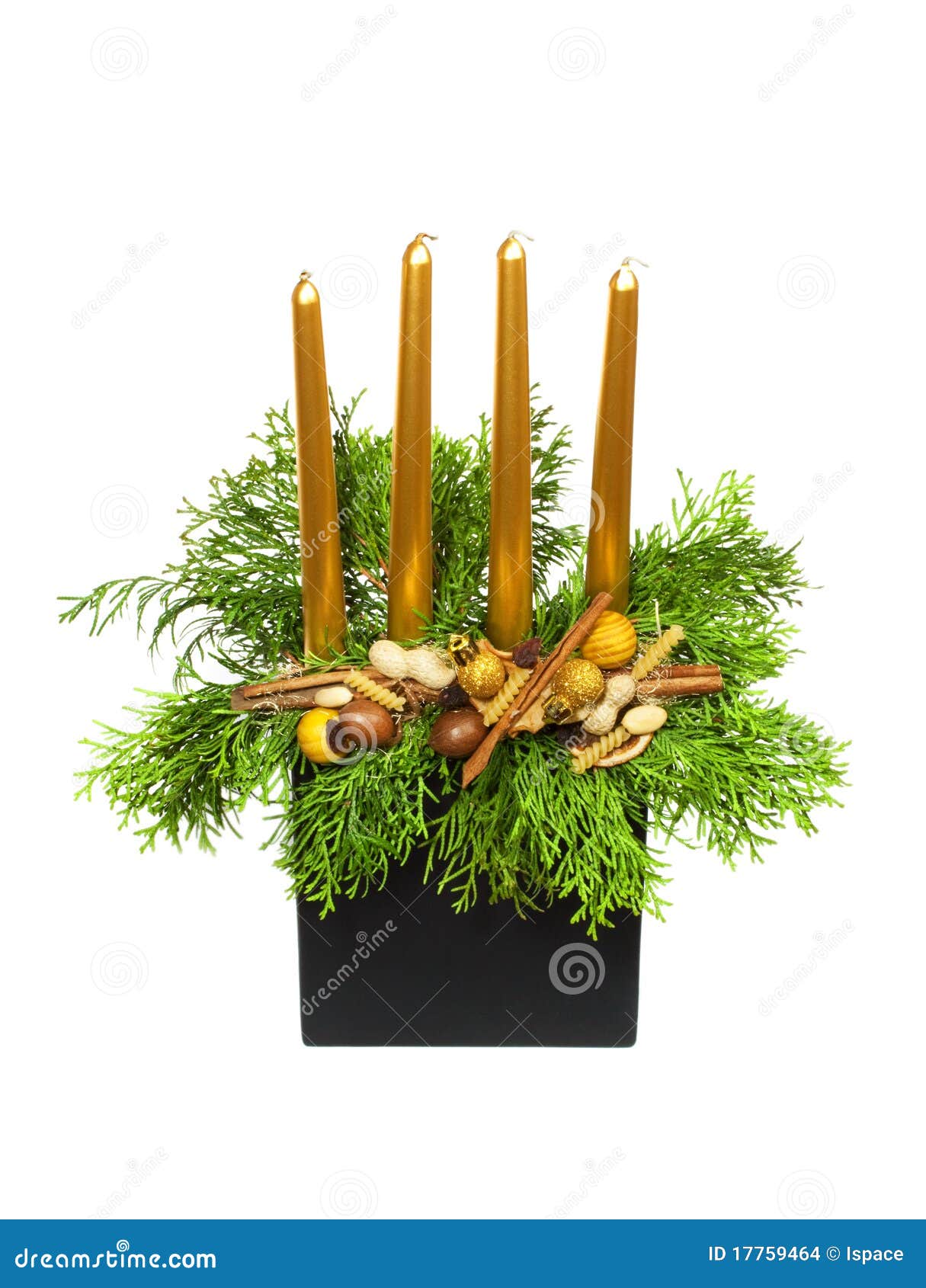 Christmas candlestick stock photo. Image of close, candlelight 17759464