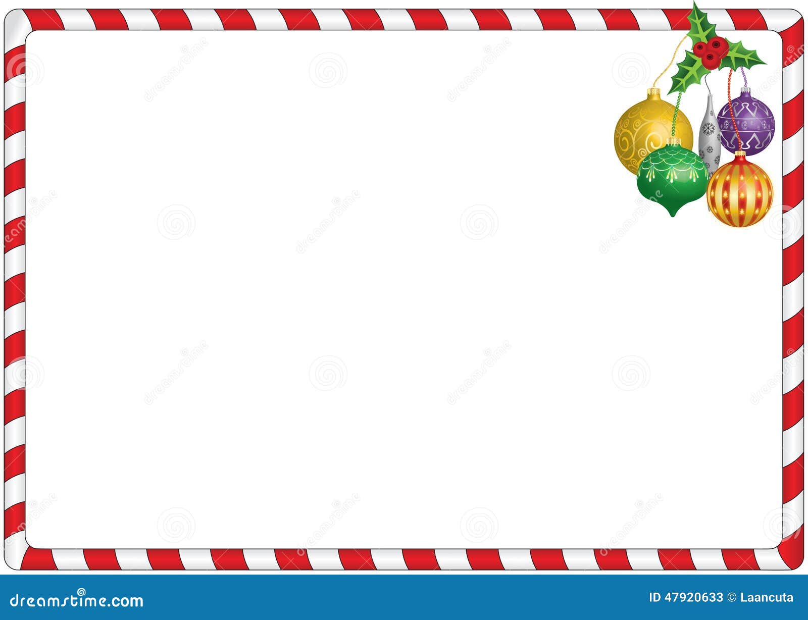 christmas candy border clipart