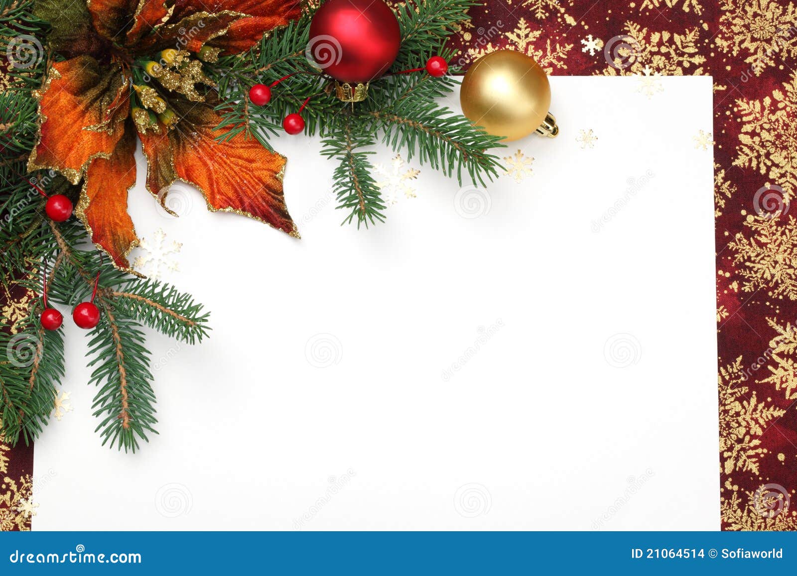 Christmas Card Stock Images - Image: 21064514