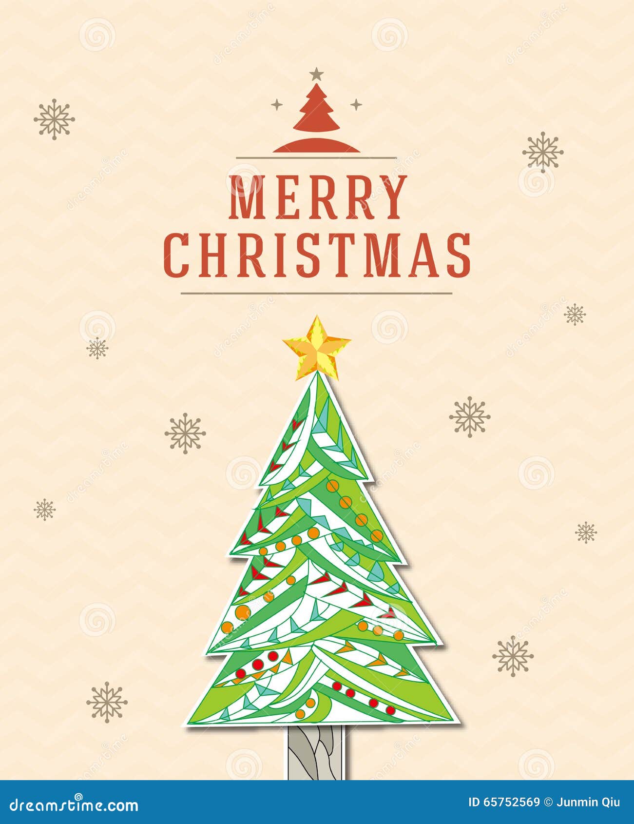 Christmas card stock vector. Illustration of abstract 65752569