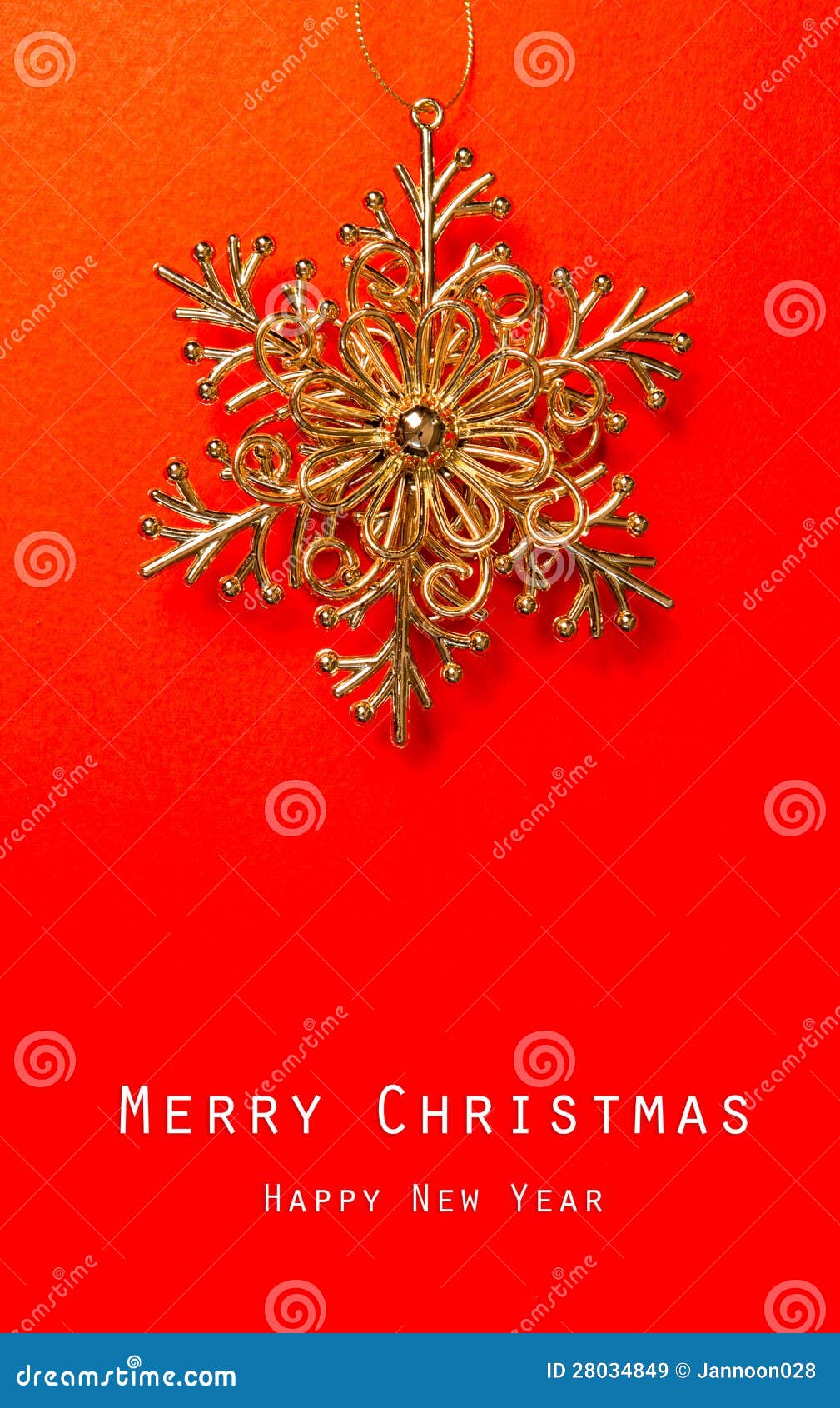 Christmas Card with Christmas Decoration. Stock Image Image of season