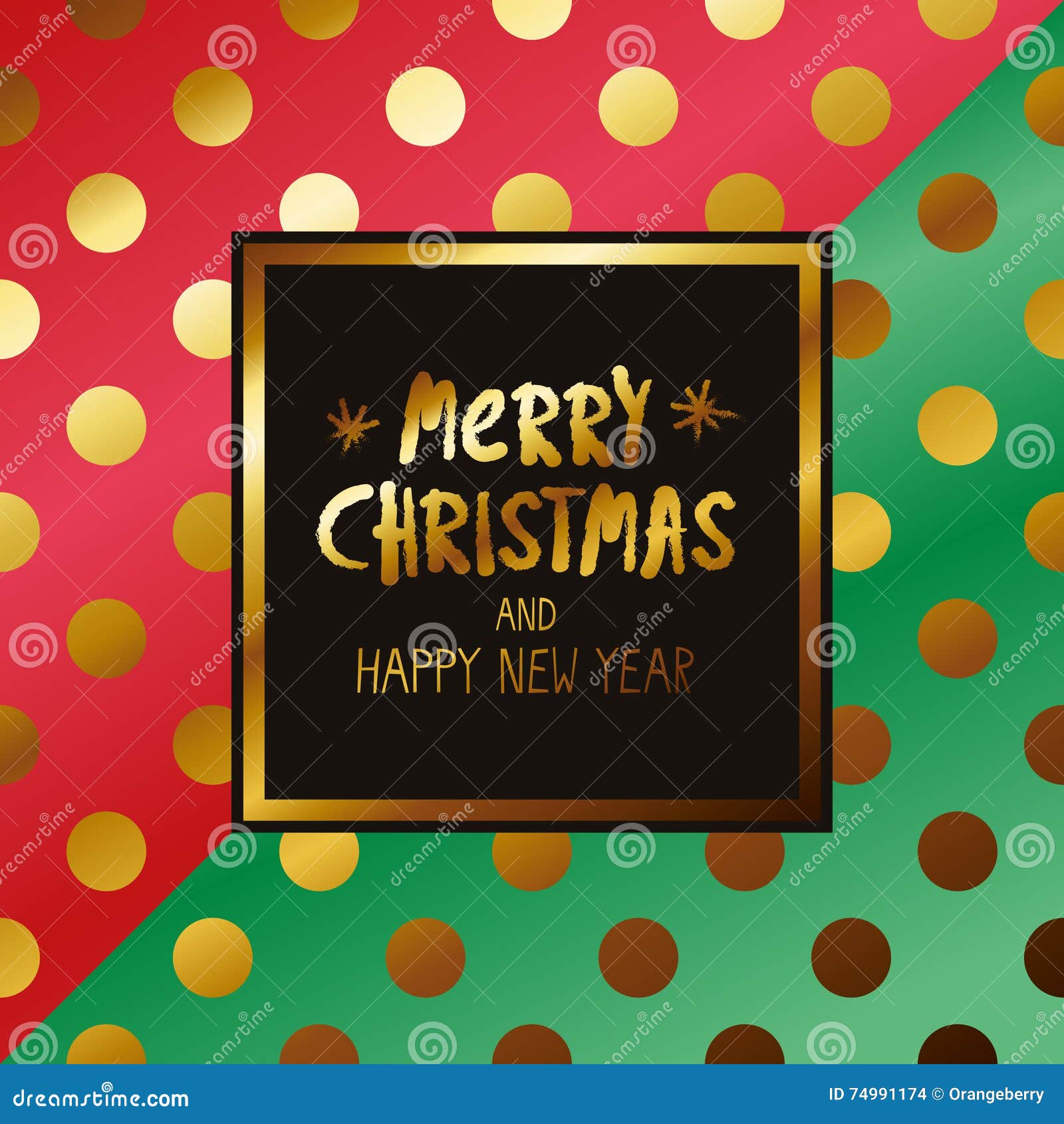 Christmas card design stock vector. Illustration of glow 74991174