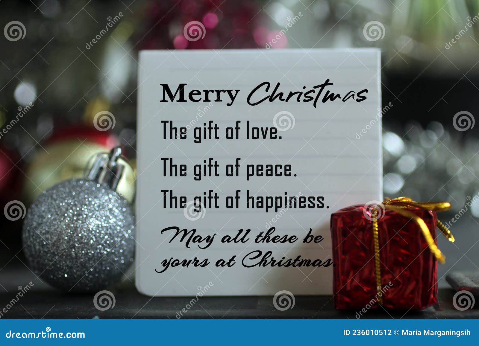 Merry Christmas. the Gift of Love, Peace and Happiness. May All ...