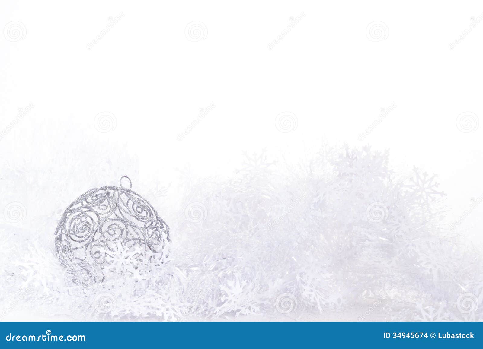 Christmas card stock photo. Image of snowflake, white 