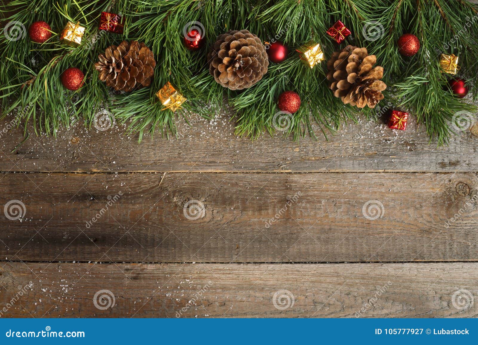 Christmas Card on Wooden Background Stock Image - Image of merry ...