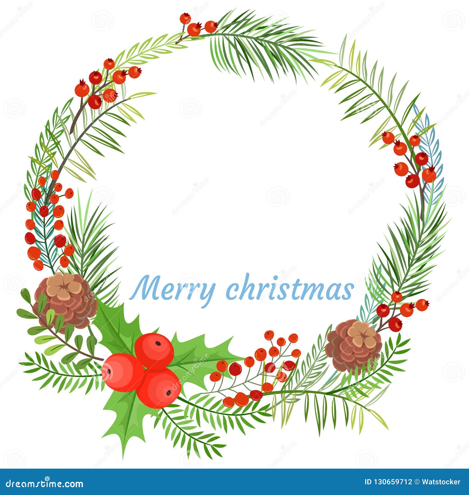 pix Christmas Card Wreath https www dreamstime com christmas card wreath red berry green plant vector design image130659712