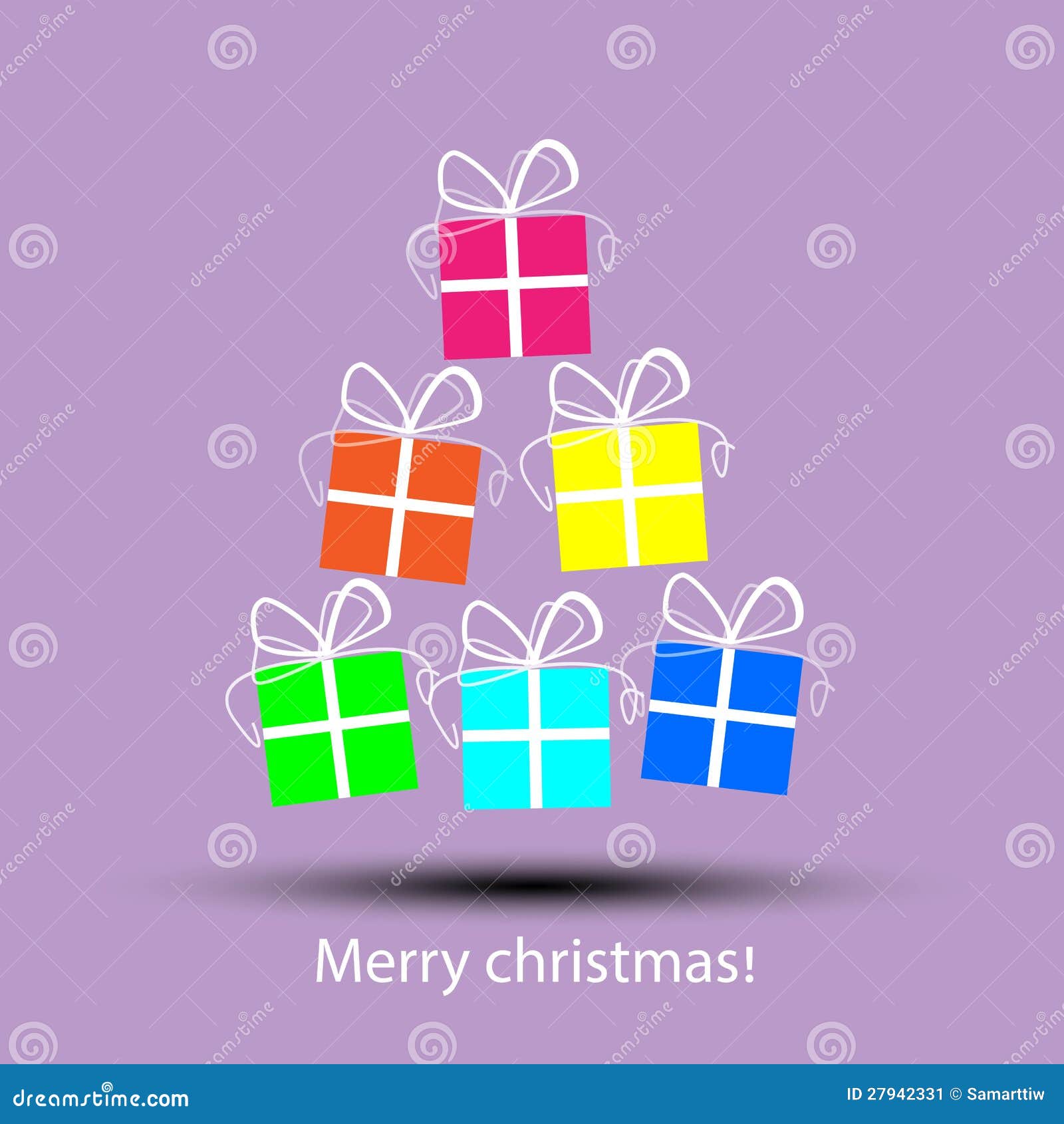 Christmas cards. stock vector. Illustration of happy - 27942331