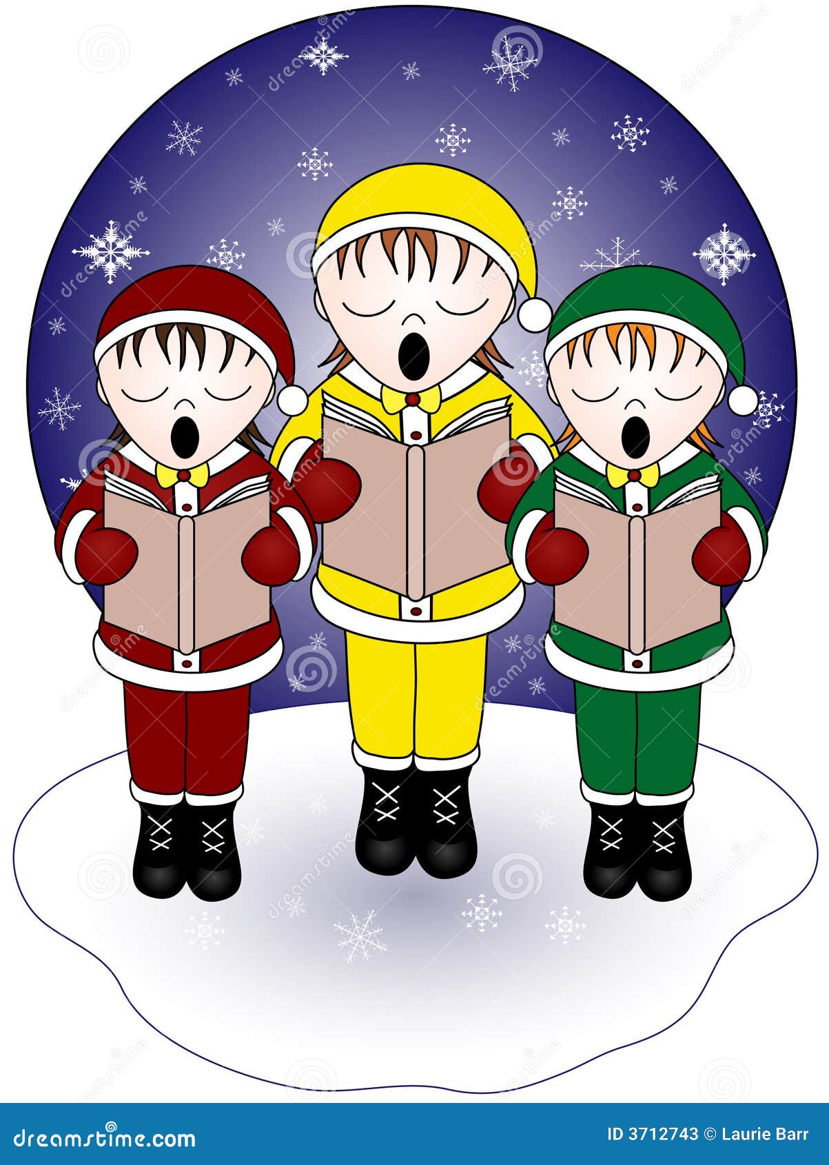 free clipart christmas carolers - photo #20