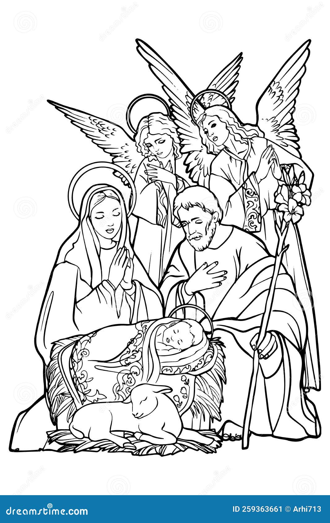 Birth Jesus Christ Image & Photo (Free Trial) | Bigstock