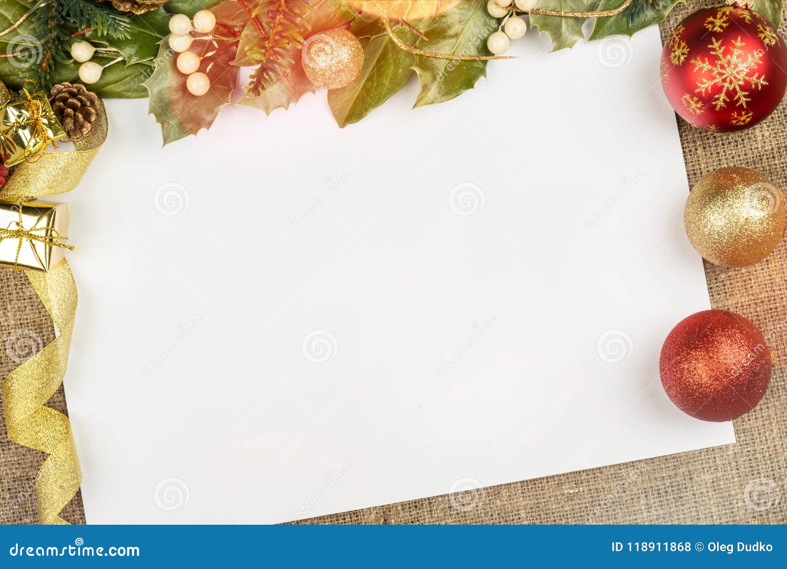 Christmas stock photo. Image of letter, decoration, gift - 118911868