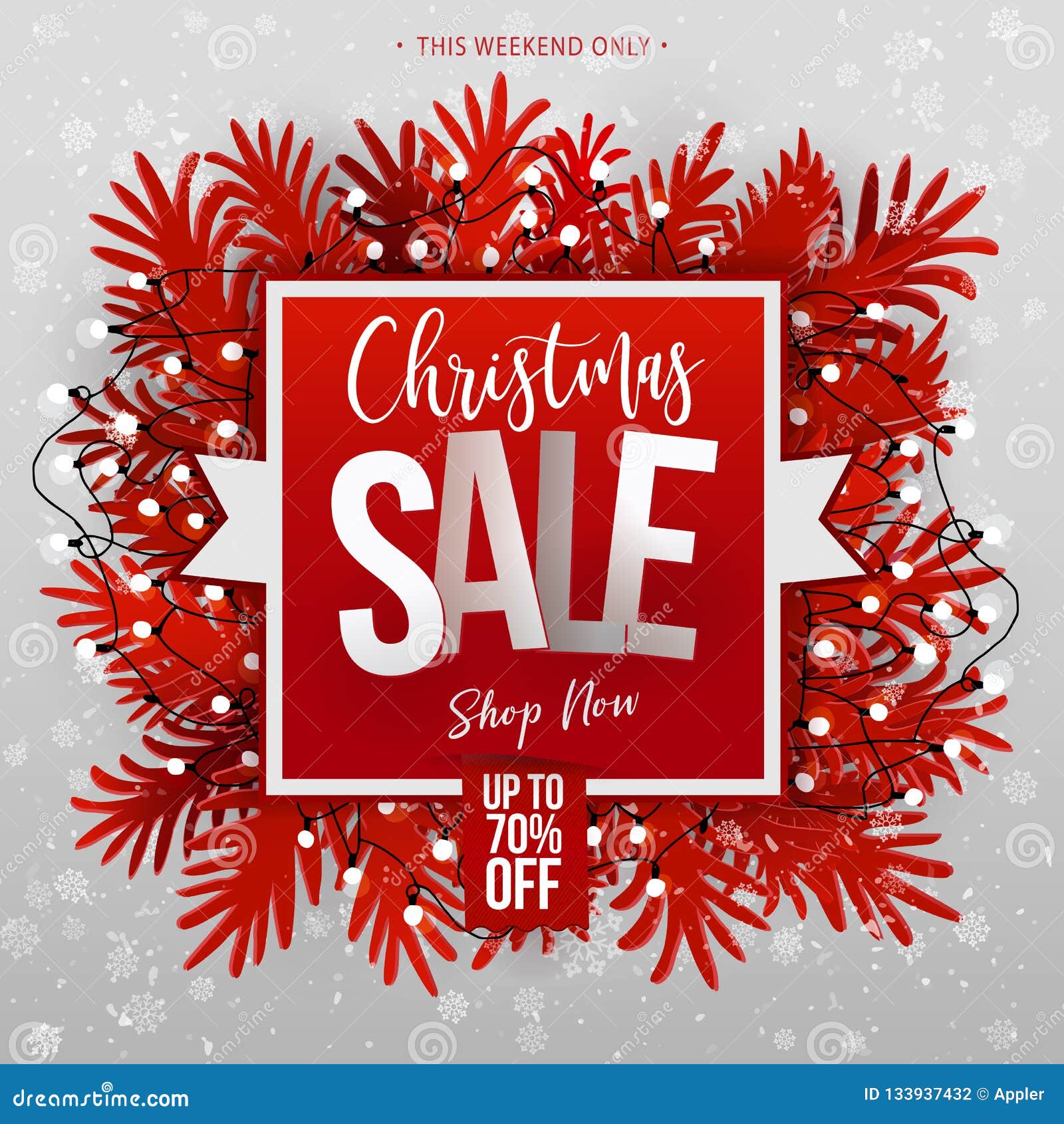 https://thumbs.dreamstime.com/z/christmas-clearance-sale-banner-christmas-clearance-sale-banner-paper-art-craft-cut-out-fir-tree-branches-around-red-banner-133937432.jpg
