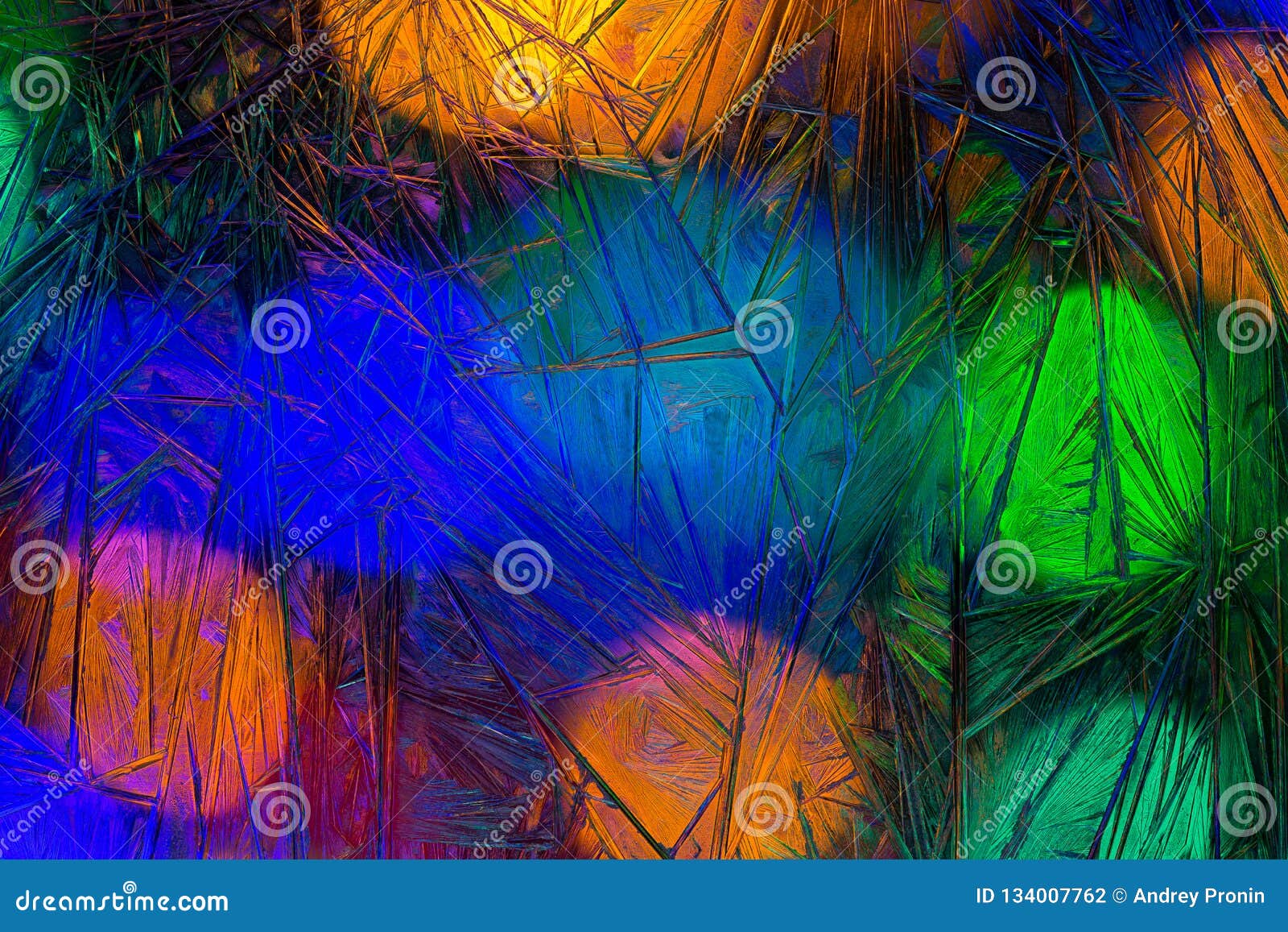 Christmas Colorful Lights Trough Icy Window Bokeh ...