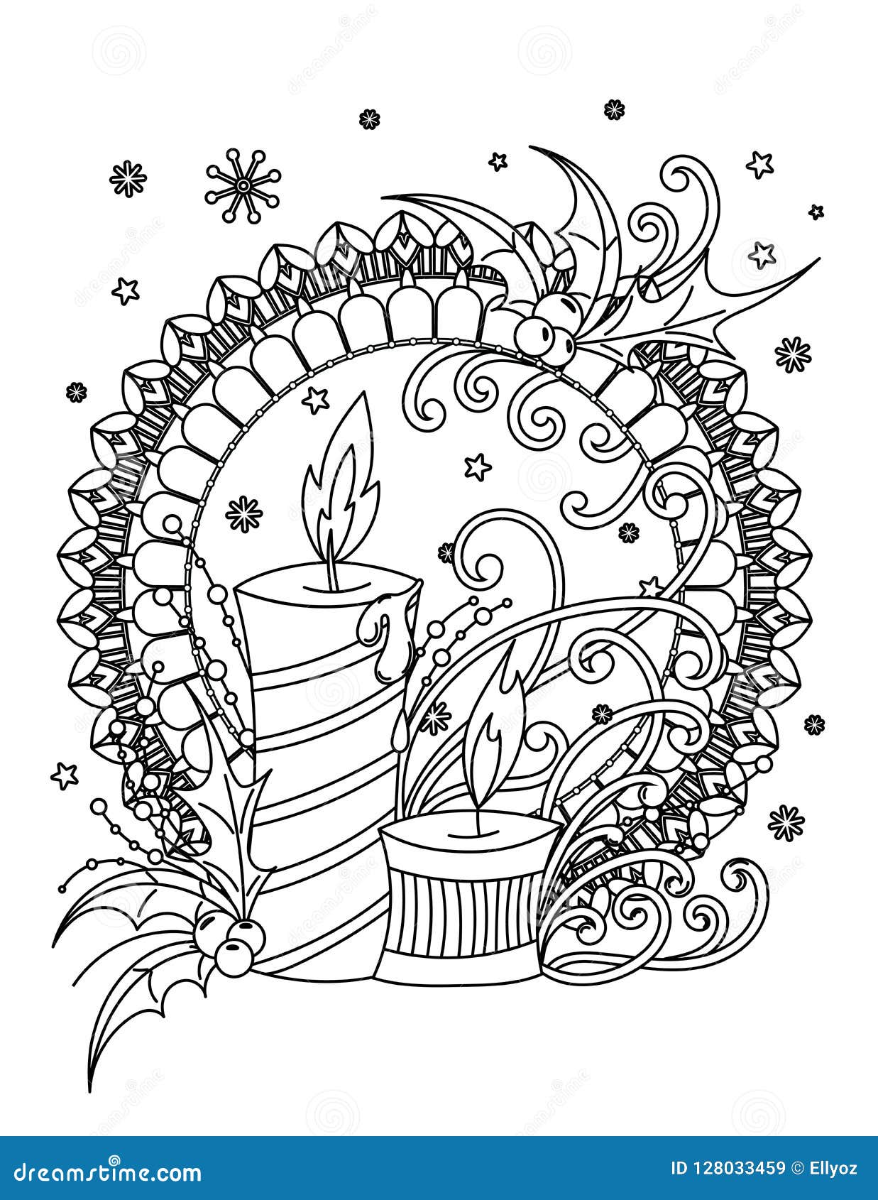 free printable christmas mandala coloring pages