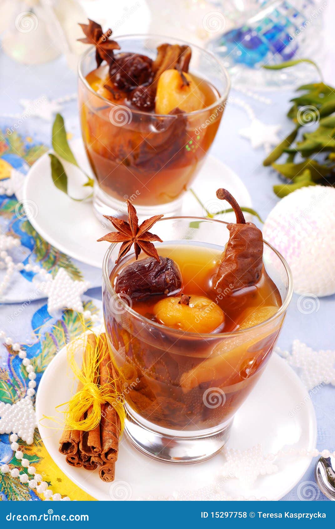Christmas Compote of Dried Fruits Stock Photo Image of homemade
