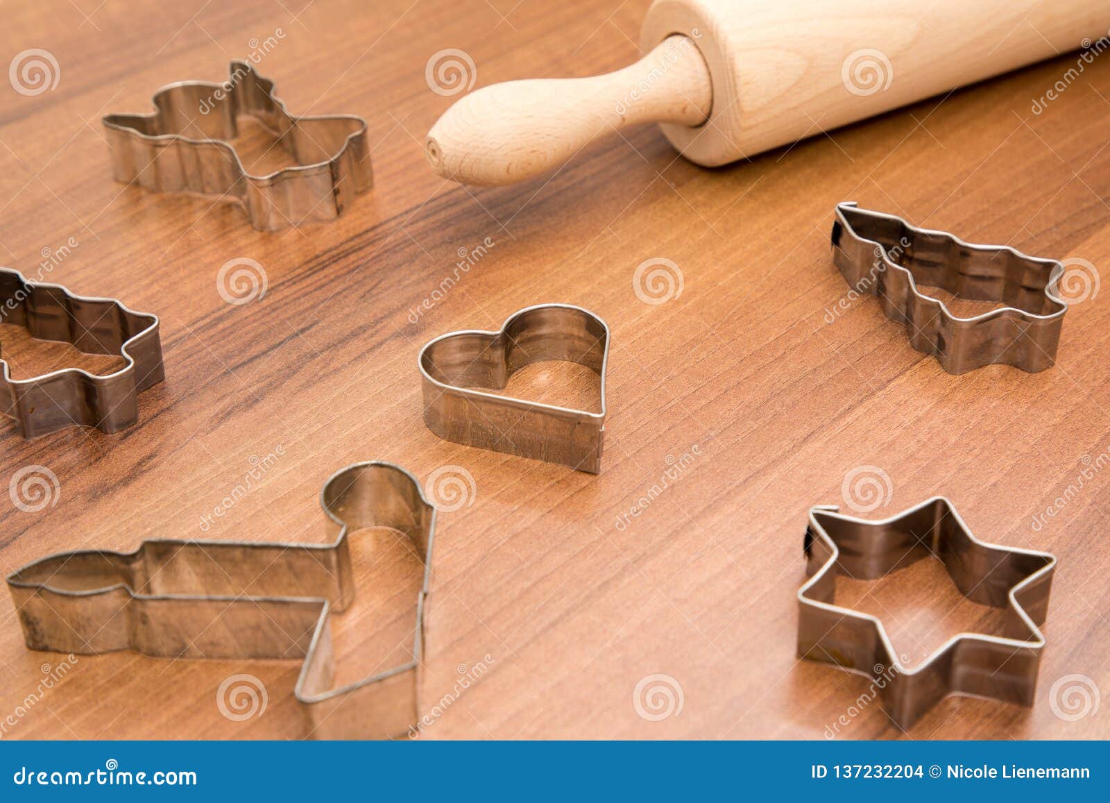 Christmas Cookie Baking Materials Stock Photo Image of christmas