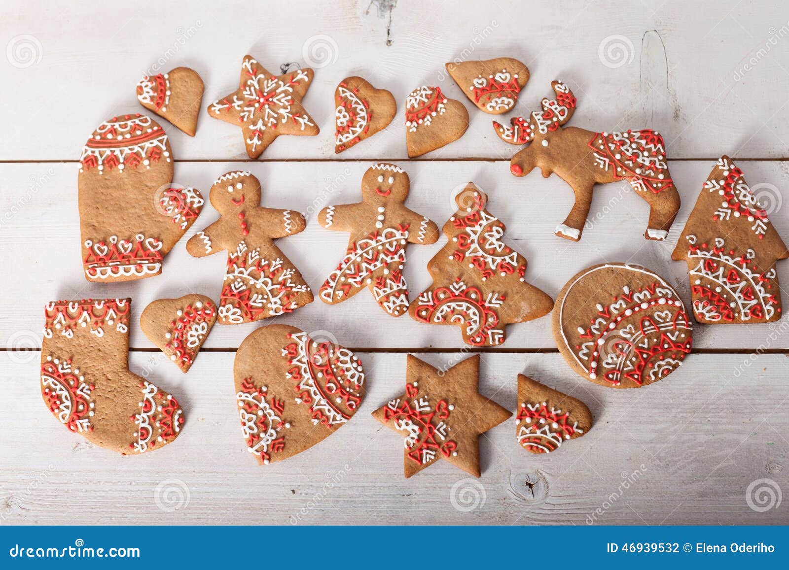 Christmas Cookies and Handmade Retro Toys Stock Photo - Image of ...