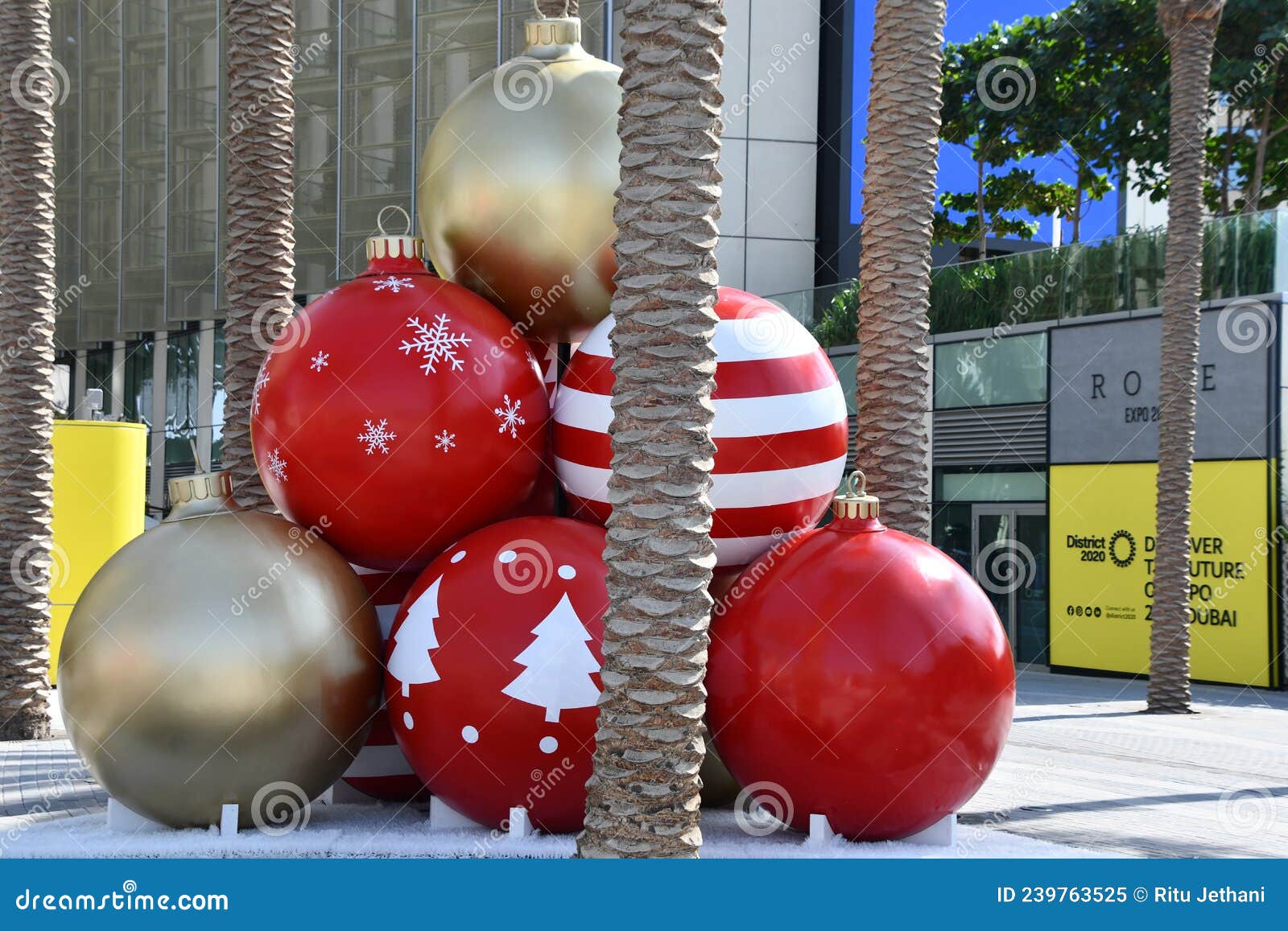 Christmas Decor at Expo 2020 in Dubai, UAE Editorial Image Image of building, dubai 239763525