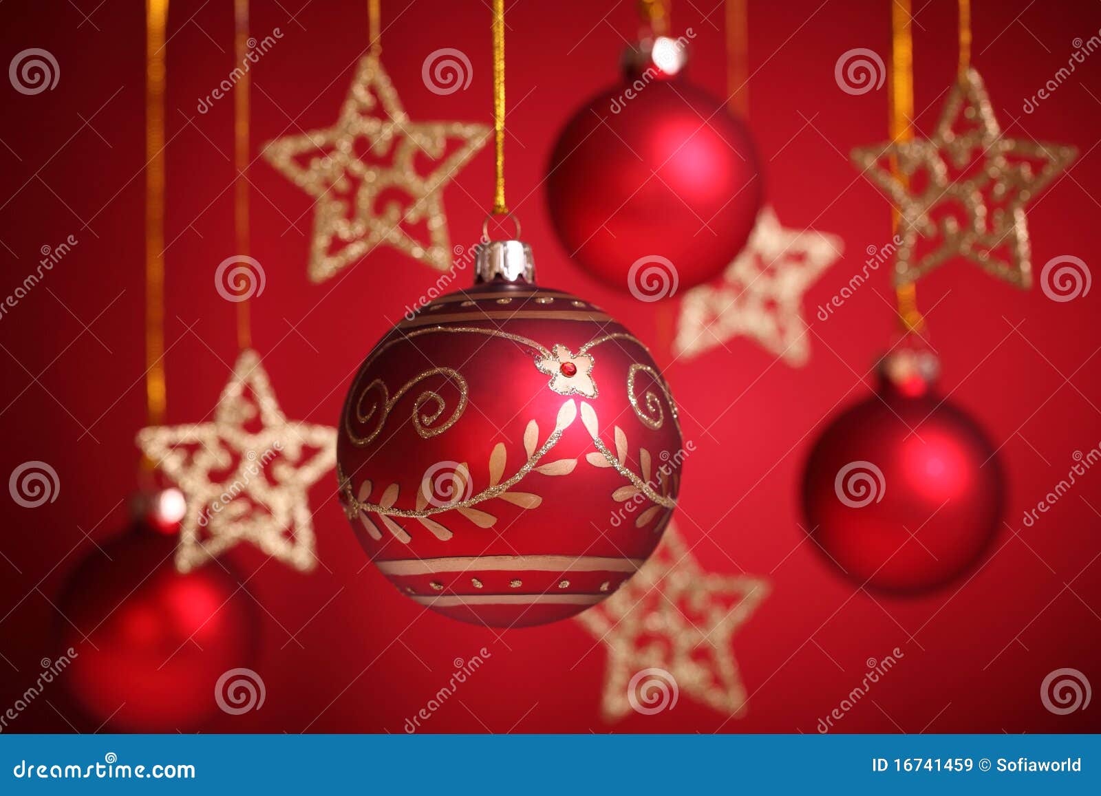 Christmas decoration stock image. Image of close, glitter  16741459