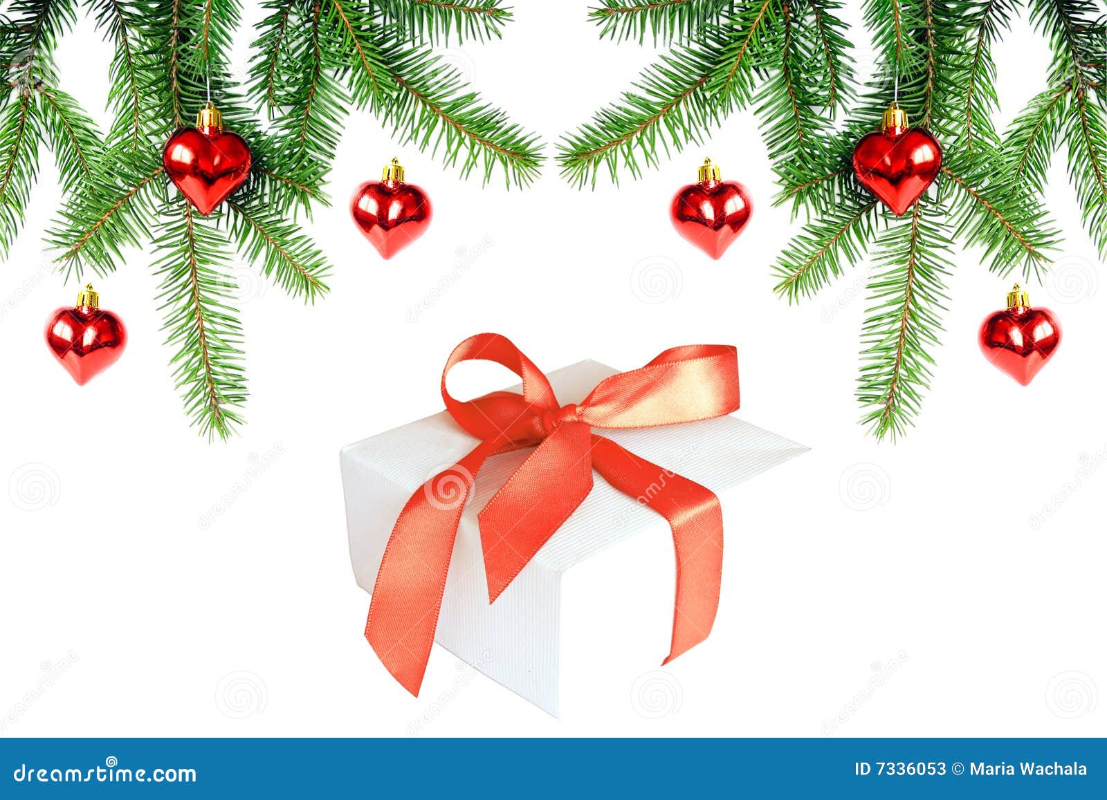 Christmas decoration stock image. Image of festive, bough  7336053