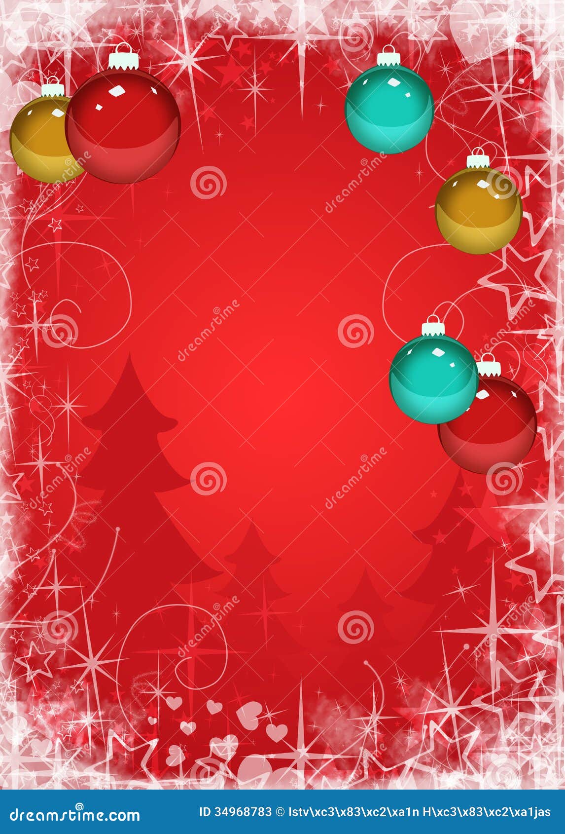 Christmas Decoration Background Stock Photos - Image: 34968783