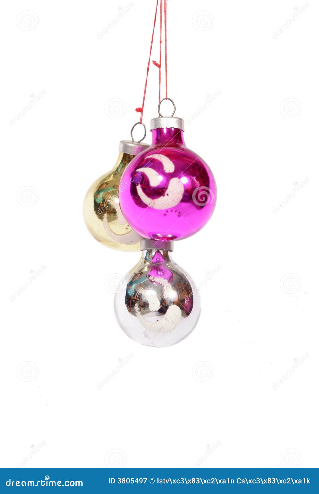Christmas decoration balls stock image. Image of baubles 3805497