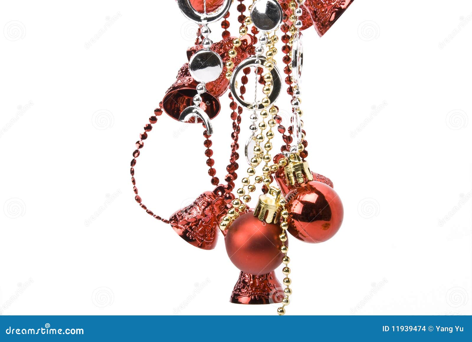 Christmas Decoration Balls and Bells Stock Photo Image of christmas