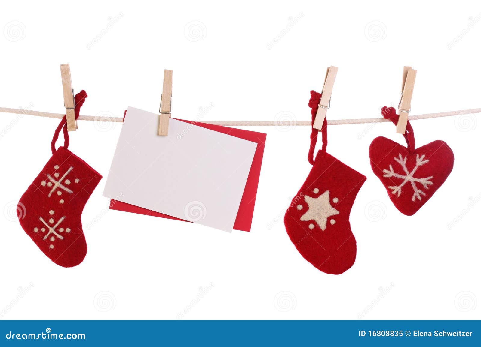  Christmas  Decoration  With Blank  Card Stock Image Image 