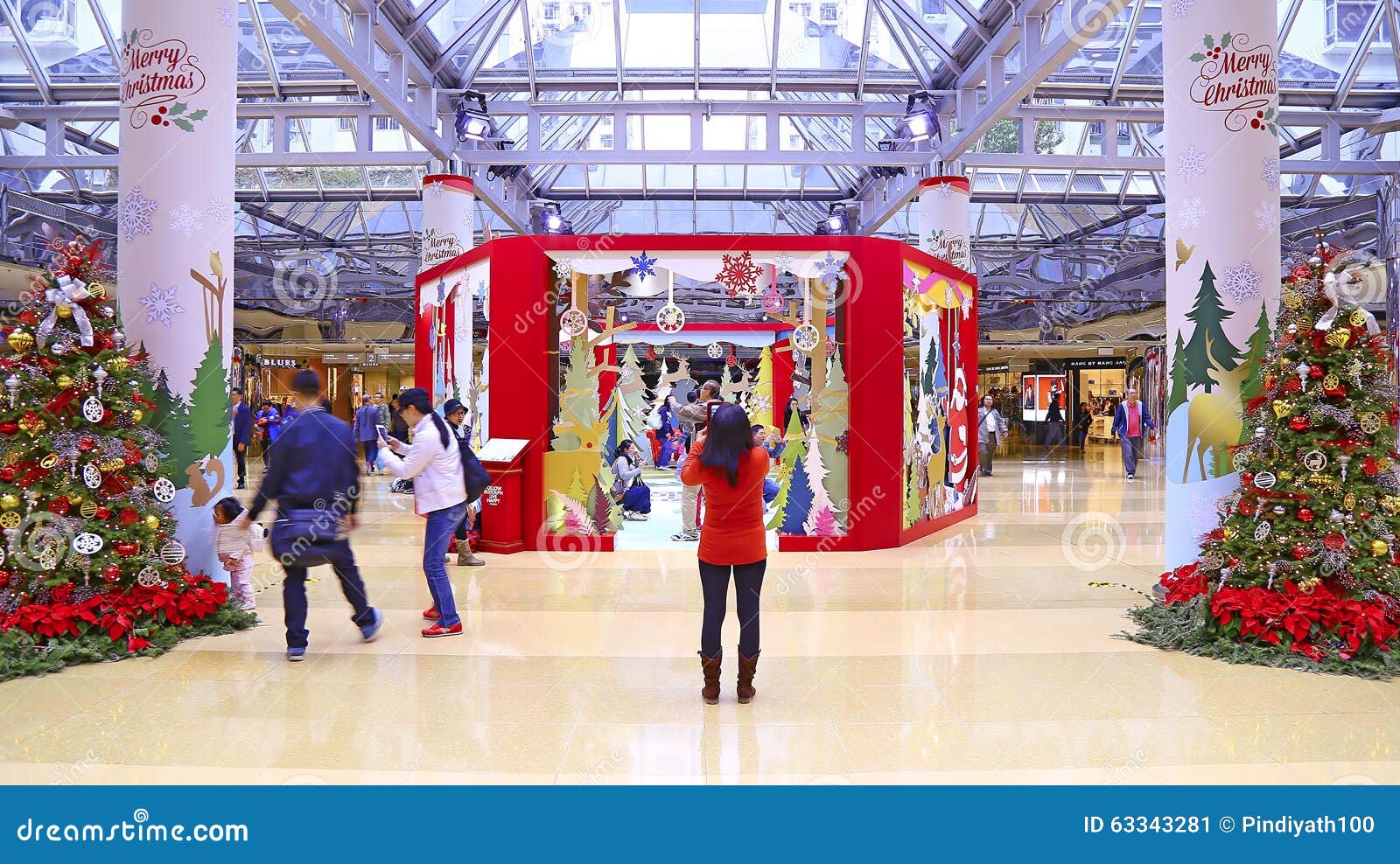 Christmas Decoration At Cityplaza Mall, Hong Kong 