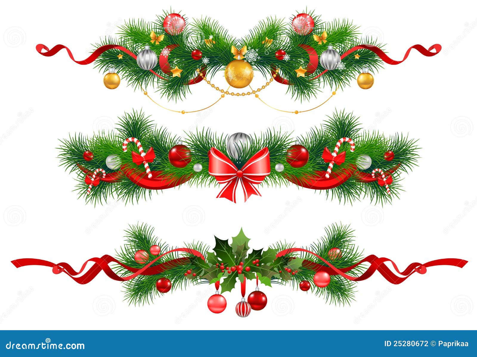 christmas decoration with spruce tree