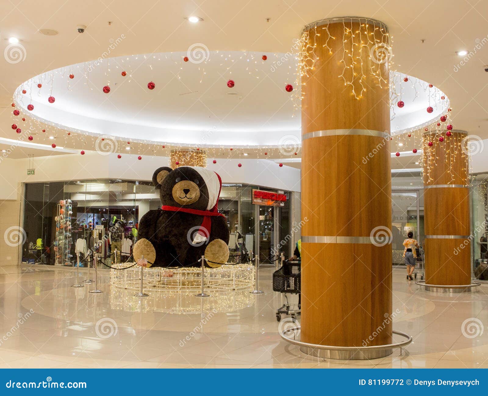 Christmas  Decoration  In Shopping Mall Editorial Photo 