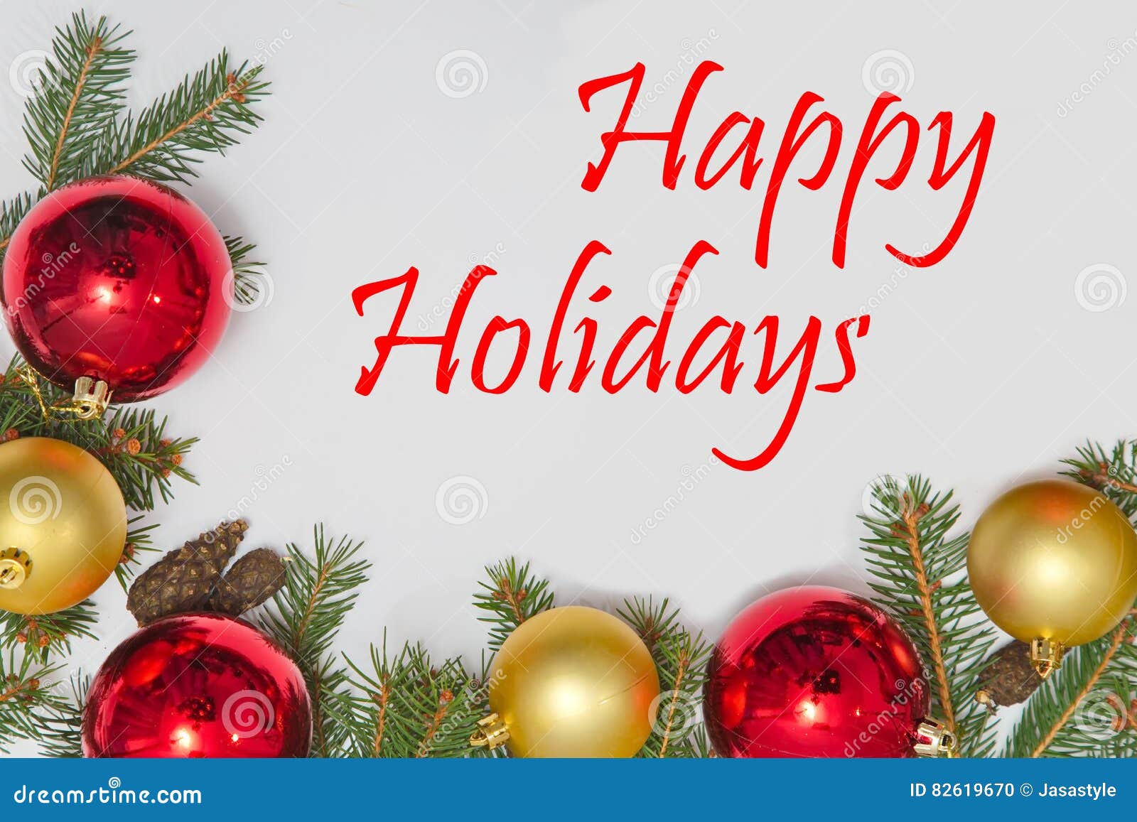 Christmas Decoration with Text Stock Photo Image of gift, cold 82619670