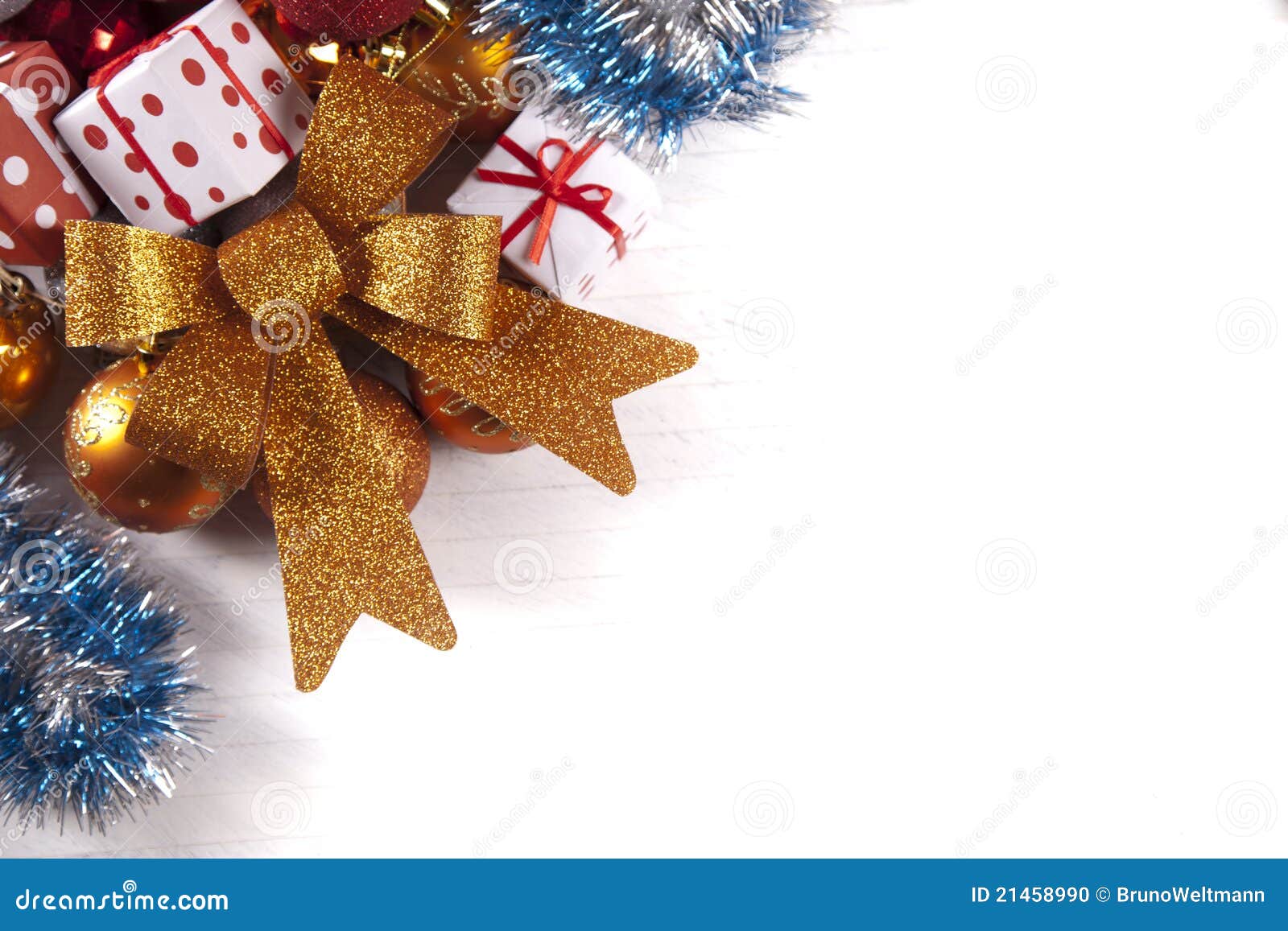 Christmas Decoration in White Background Stock Photo Image of design