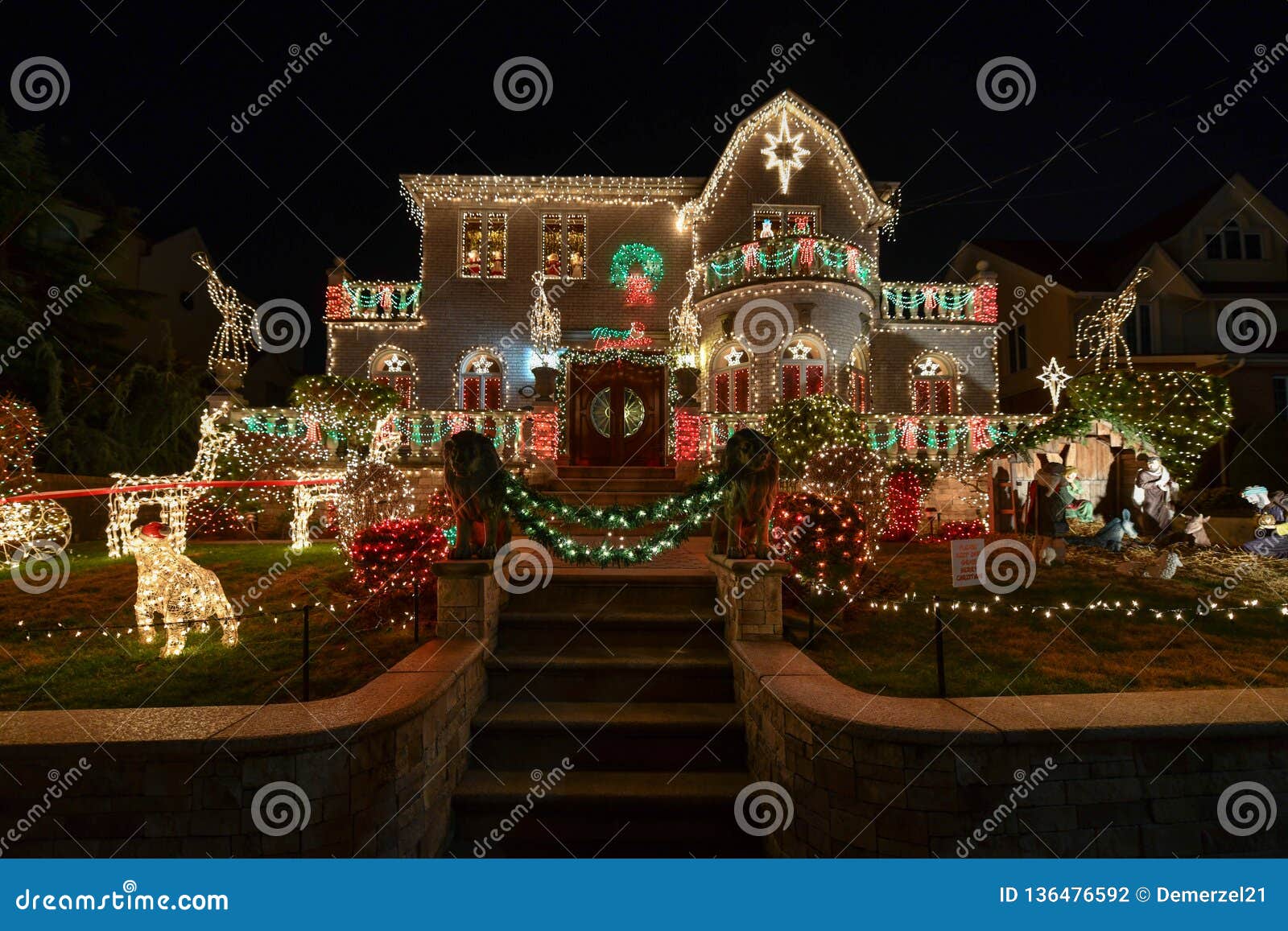 christmas decorations - dyker heights