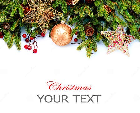 Christmas Decorations stock image. Image of isolated - 28173843