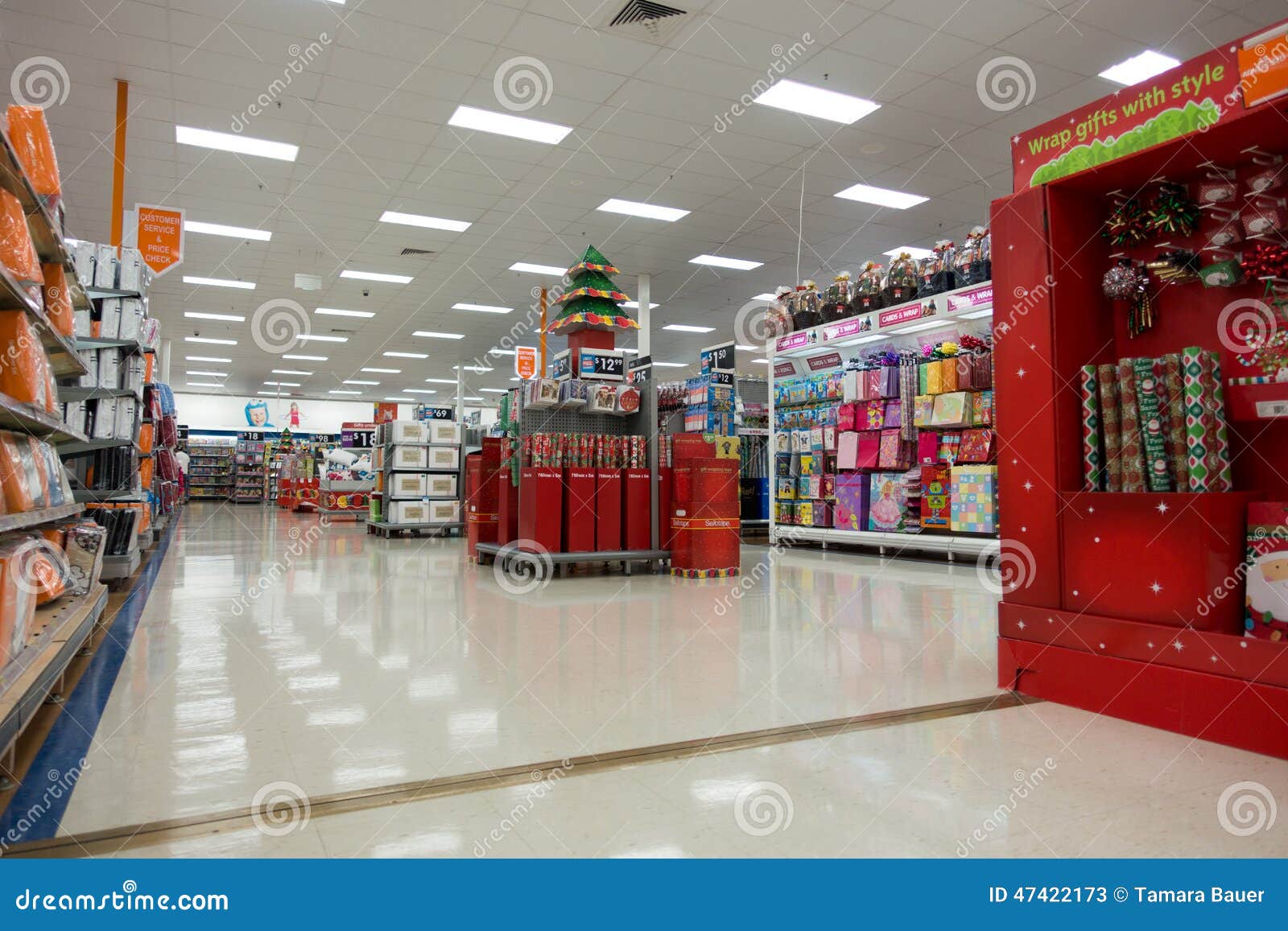 Christmas Decorations, Big W Superstore Editorial Stock Photo ...