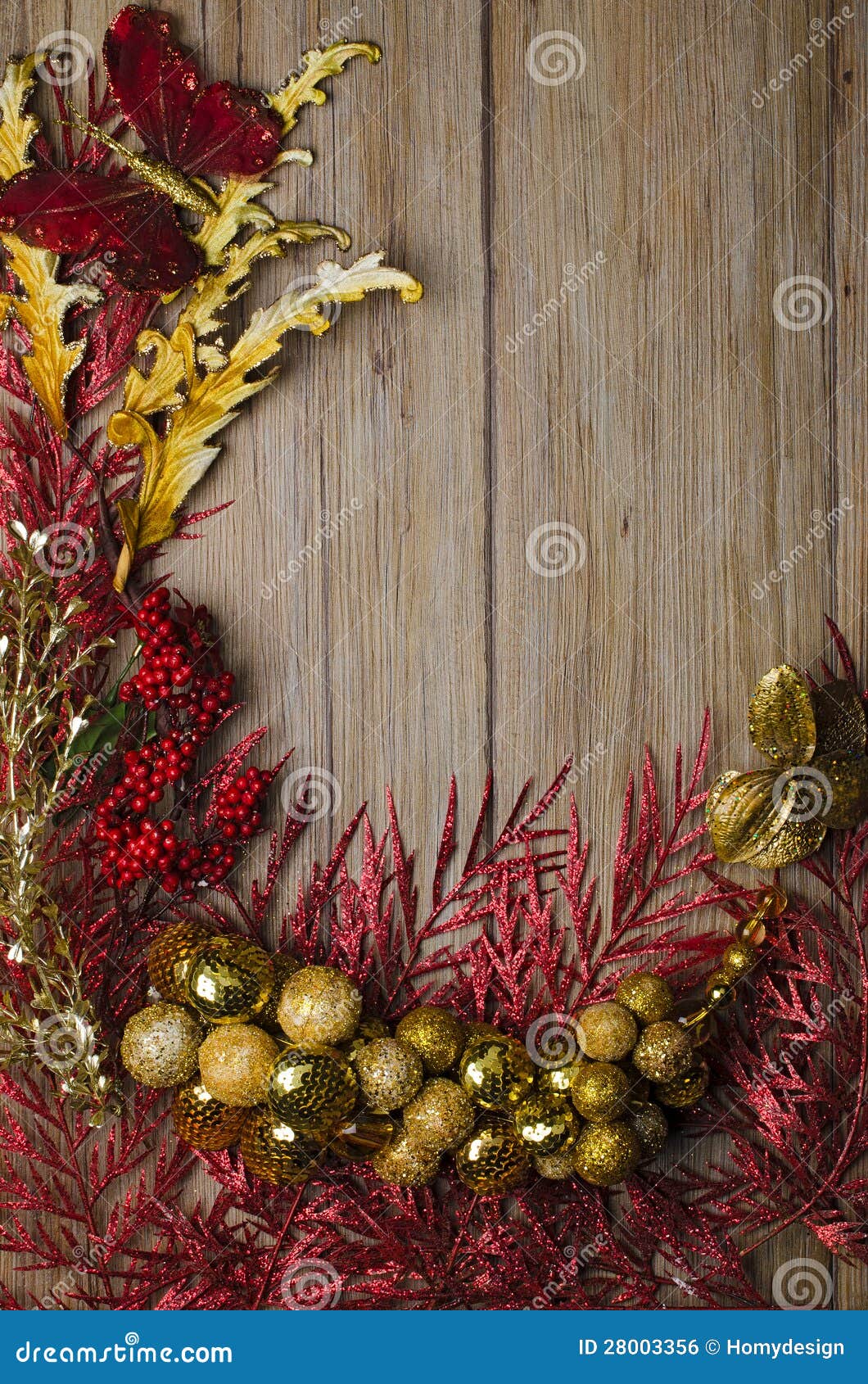 Christmas Decorations Frame Stock Photo Image of decor, frame 28003356