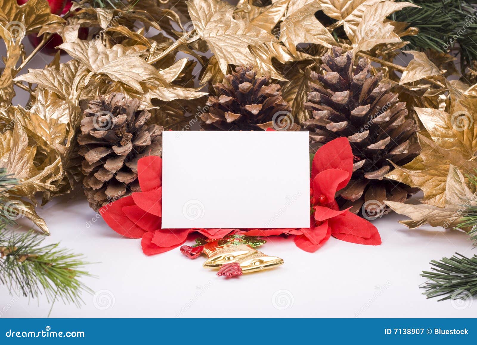 Christmas Decorations and Greeting Card Stock Image Image of spheres