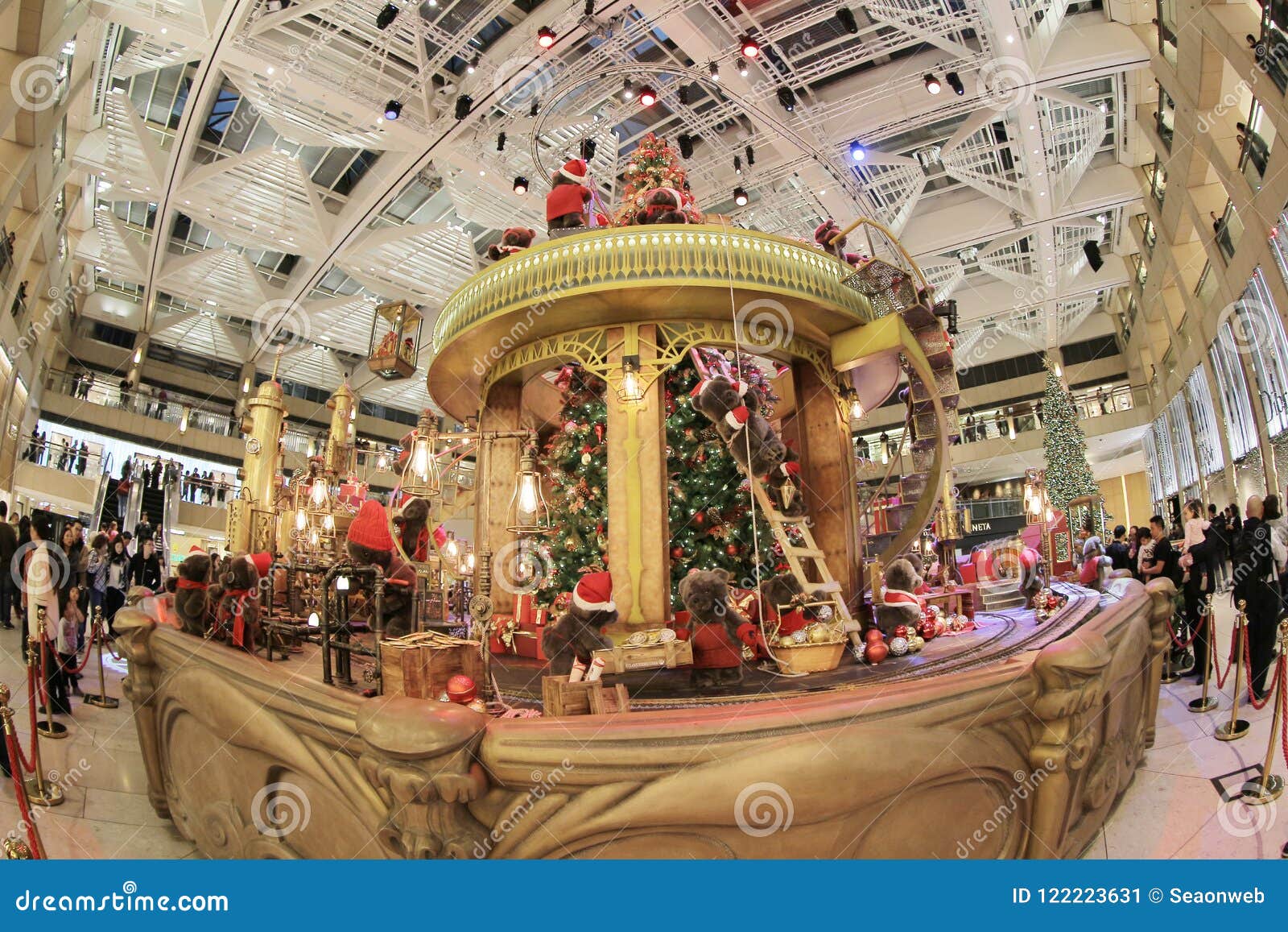 Christmas Decorations in Hong Kong 2015 Editorial Photo  Image of