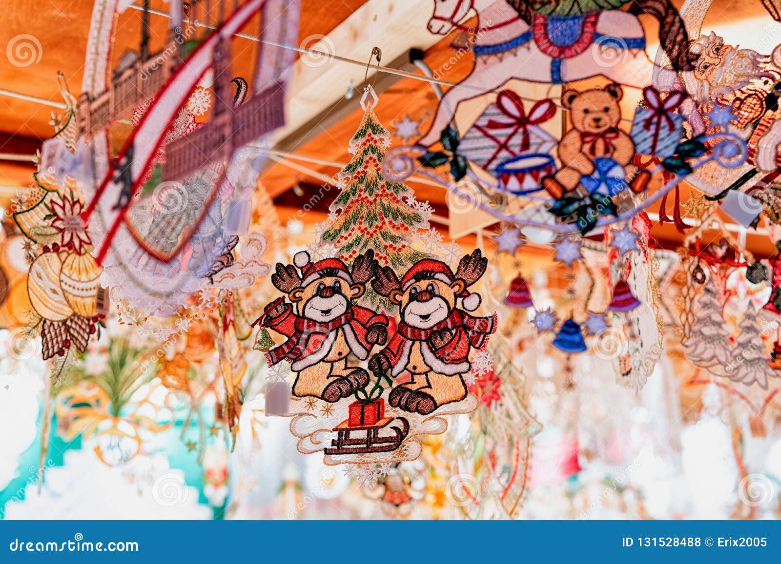 Christmas Decorations, Christmas Market at Town Hall in Winter Berlin ...