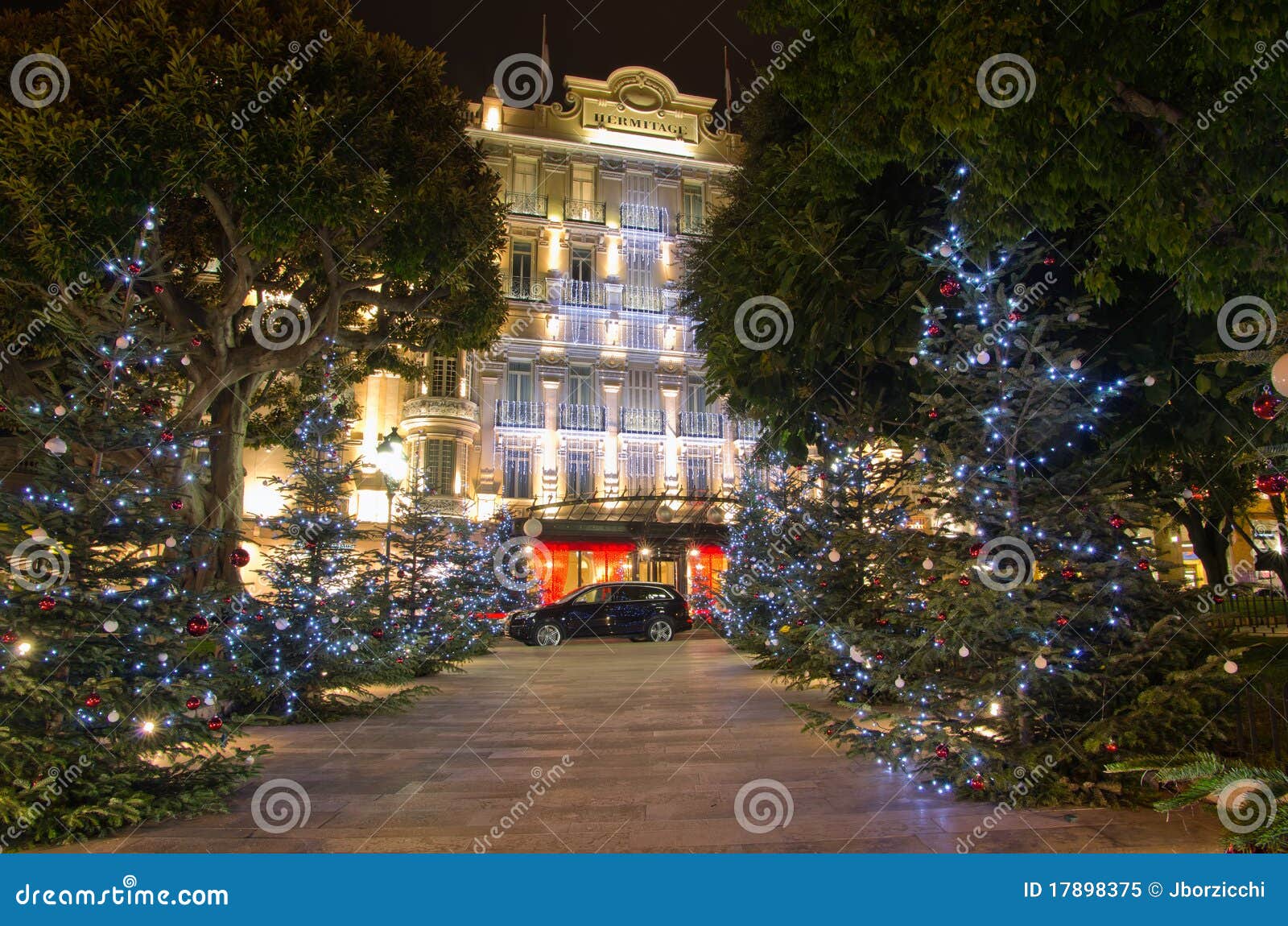Christmas Decorations in Monaco, Montecarlo,France Editorial Image ...