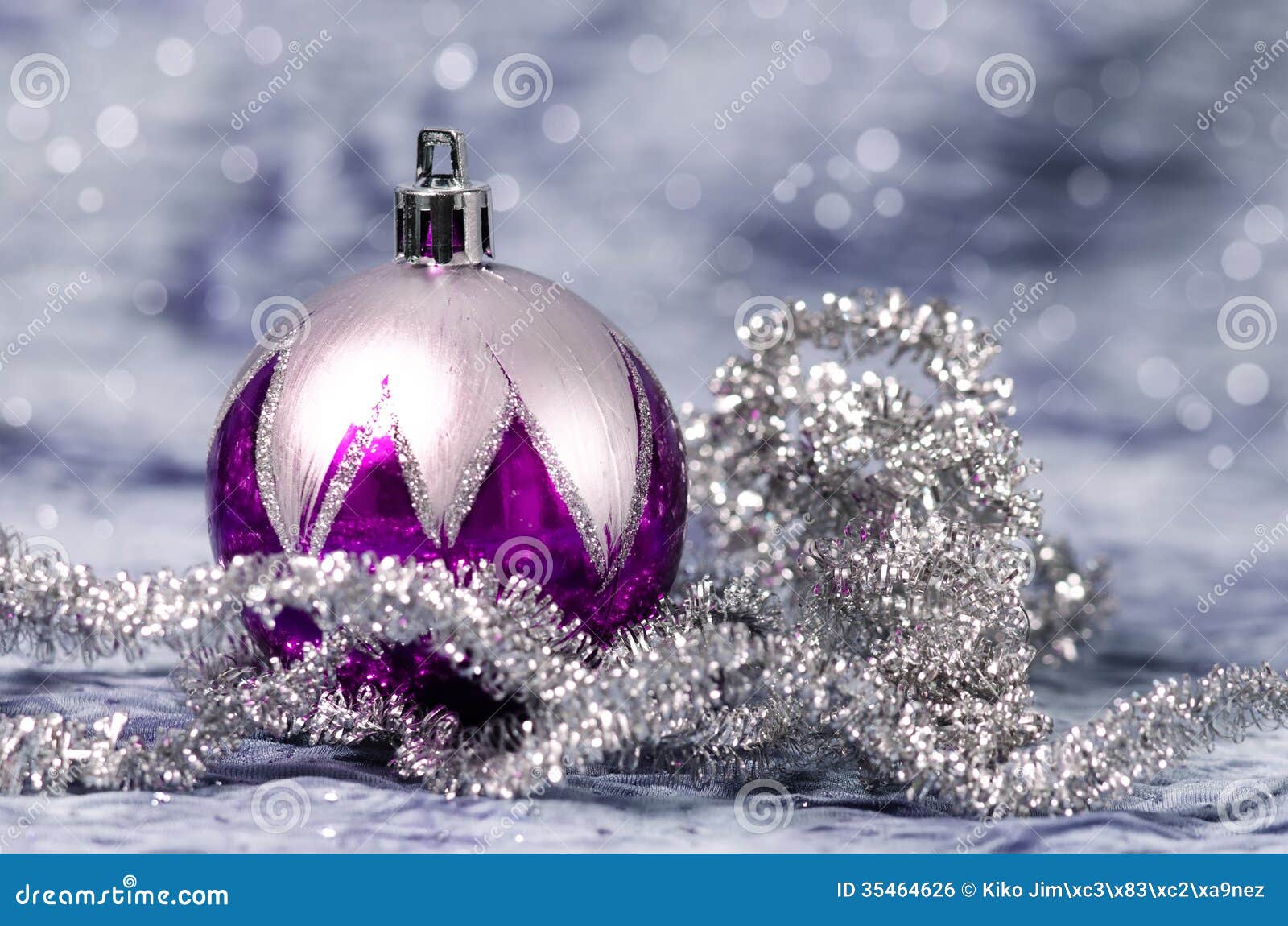 purple christmas ornaments images