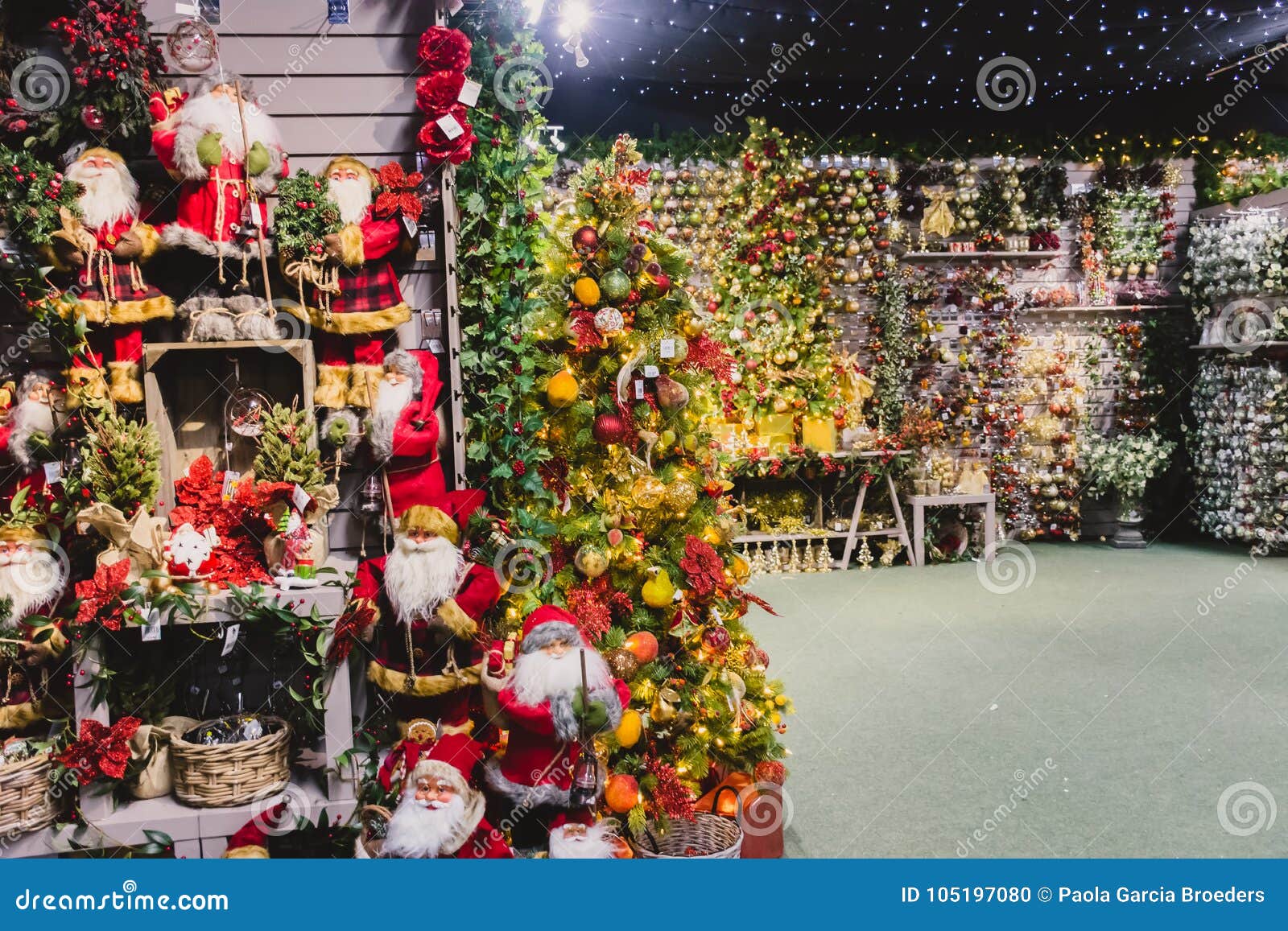 Christmas Decorations on Sale Editorial Image  Image of garland